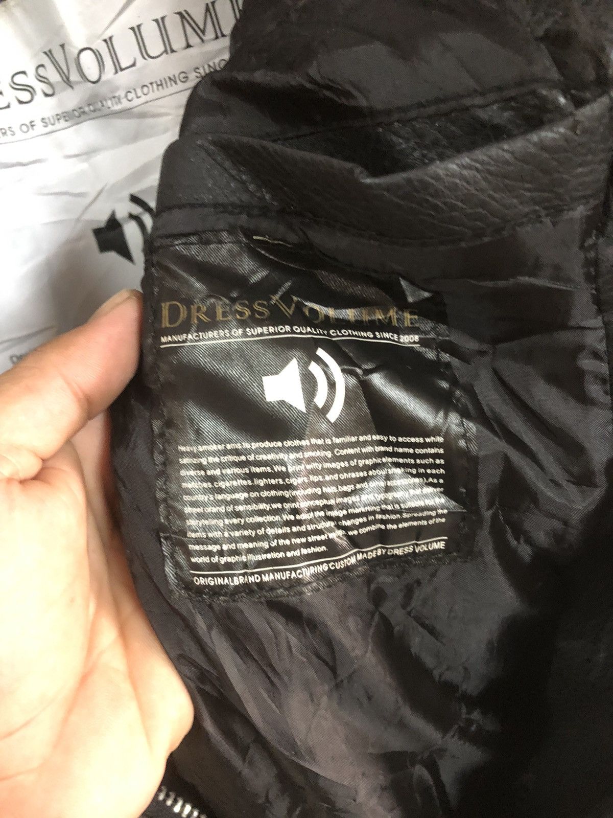 Designer × Japanese Brand vintage Y2K Leather Jacket Dress Volume Punk Design Size US M / EU 48-50 / 2 - 12 Thumbnail