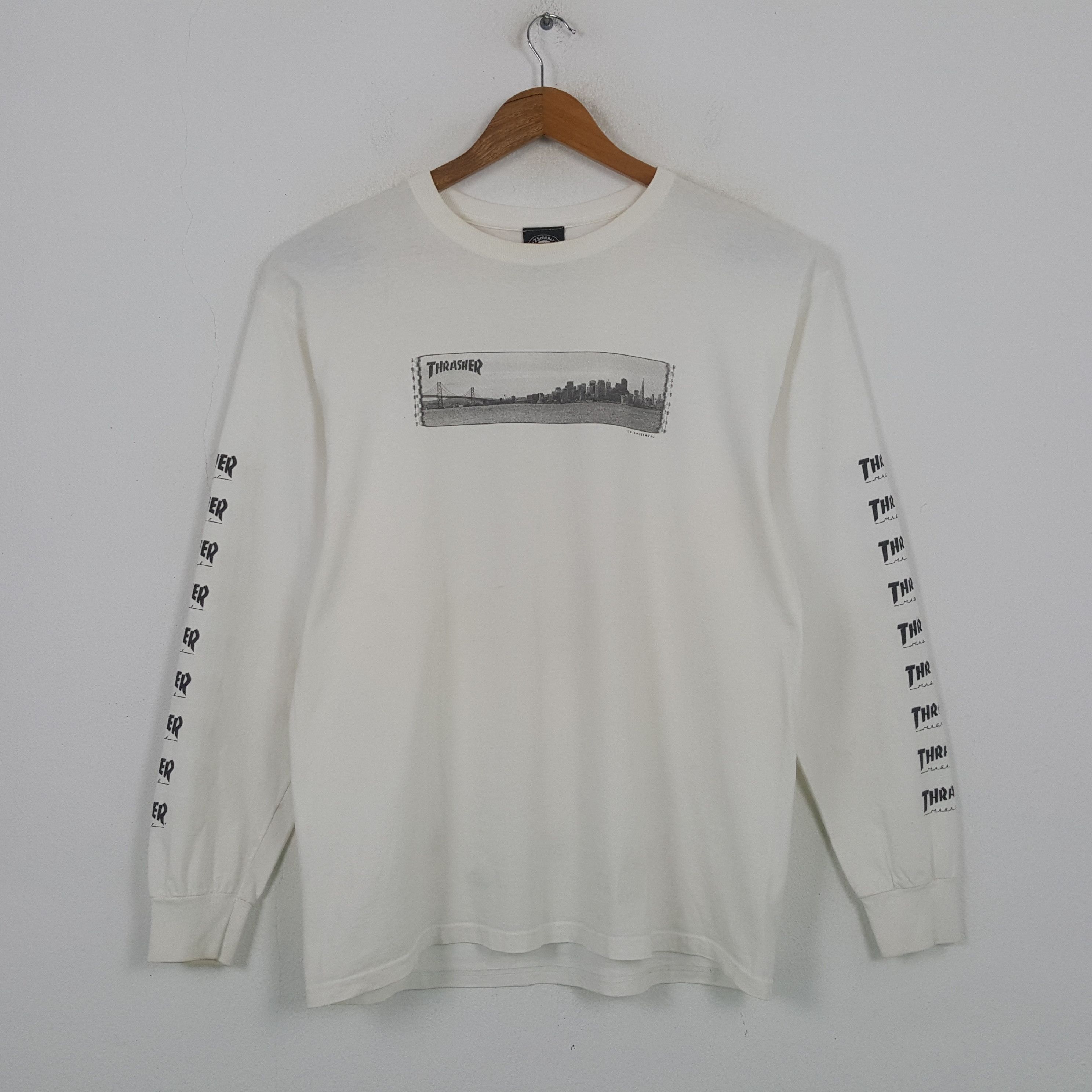 Thrasher Vintage Thrasher American Skateboard Style T-shirt 32 Size US L / EU 52-54 / 3 - 3 Thumbnail