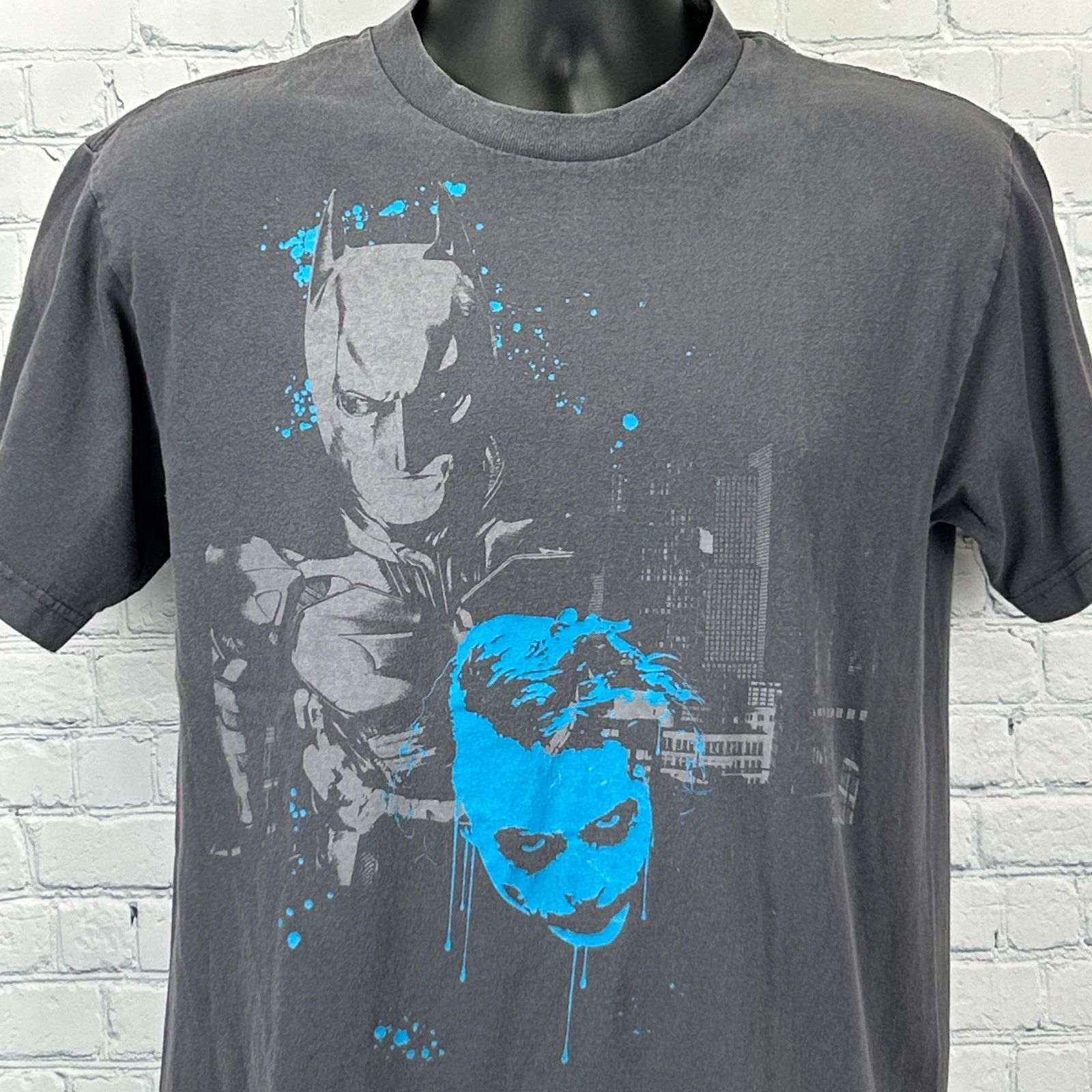 DC Comics Batman Joker The Dark Knight T Shirt DC Comics Movie Gray M Size US M / EU 48-50 / 2 - 1 Thumbnail