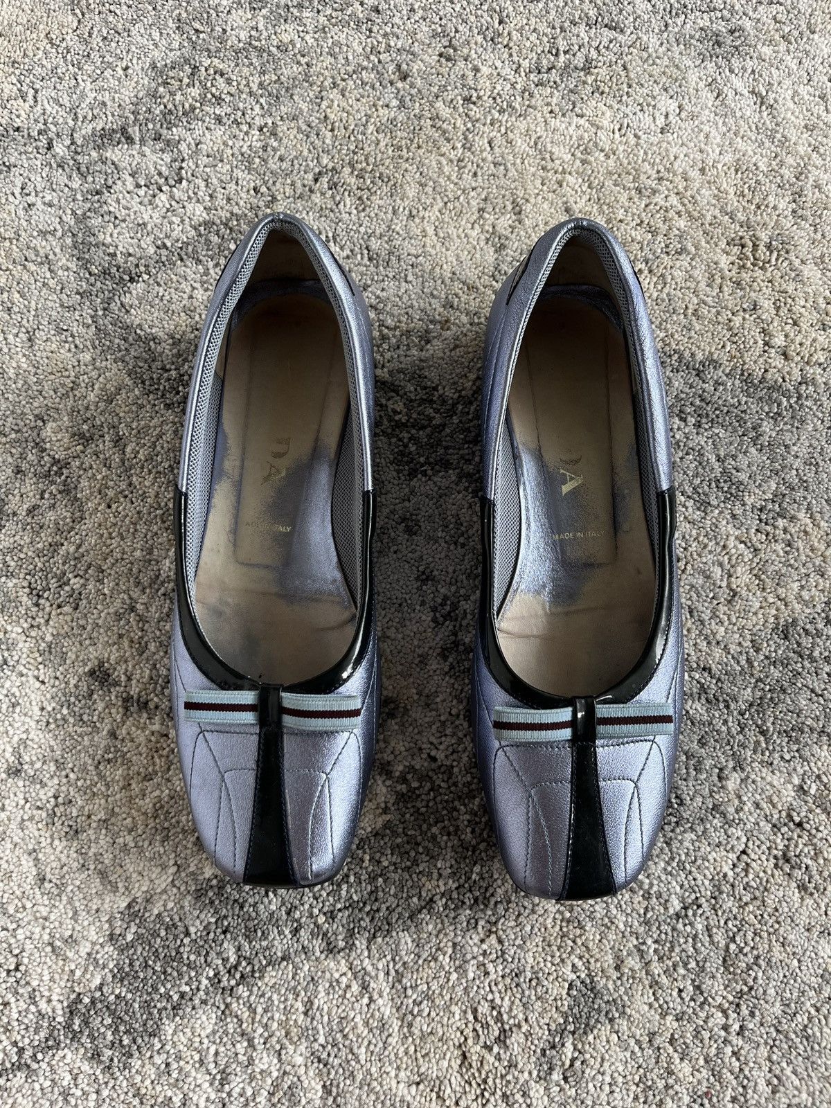 Prada Prada S/S2000 leather ballerines Size US 6.5 / IT 36.5 - 2 Thumbnail