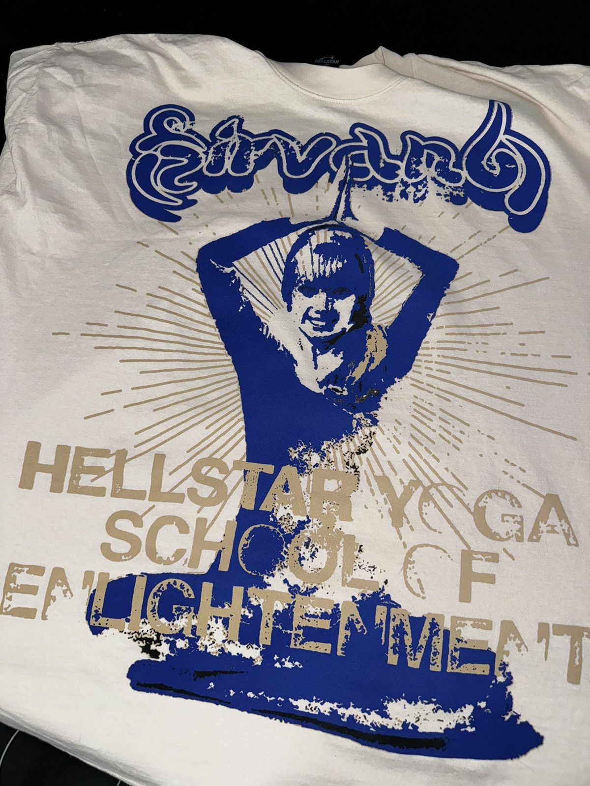HELLSTAR HELLSTAR YOGA CREAM TEE 2XL Size US XXL / EU 58 / 5 - 6 Thumbnail