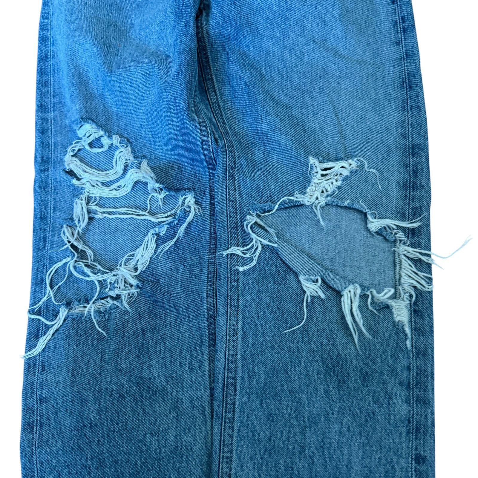 Agolde AGOLDE 90s Jeans Fallout Wash Distressed Size 24" / US 00 / IT 34 - 8 Thumbnail