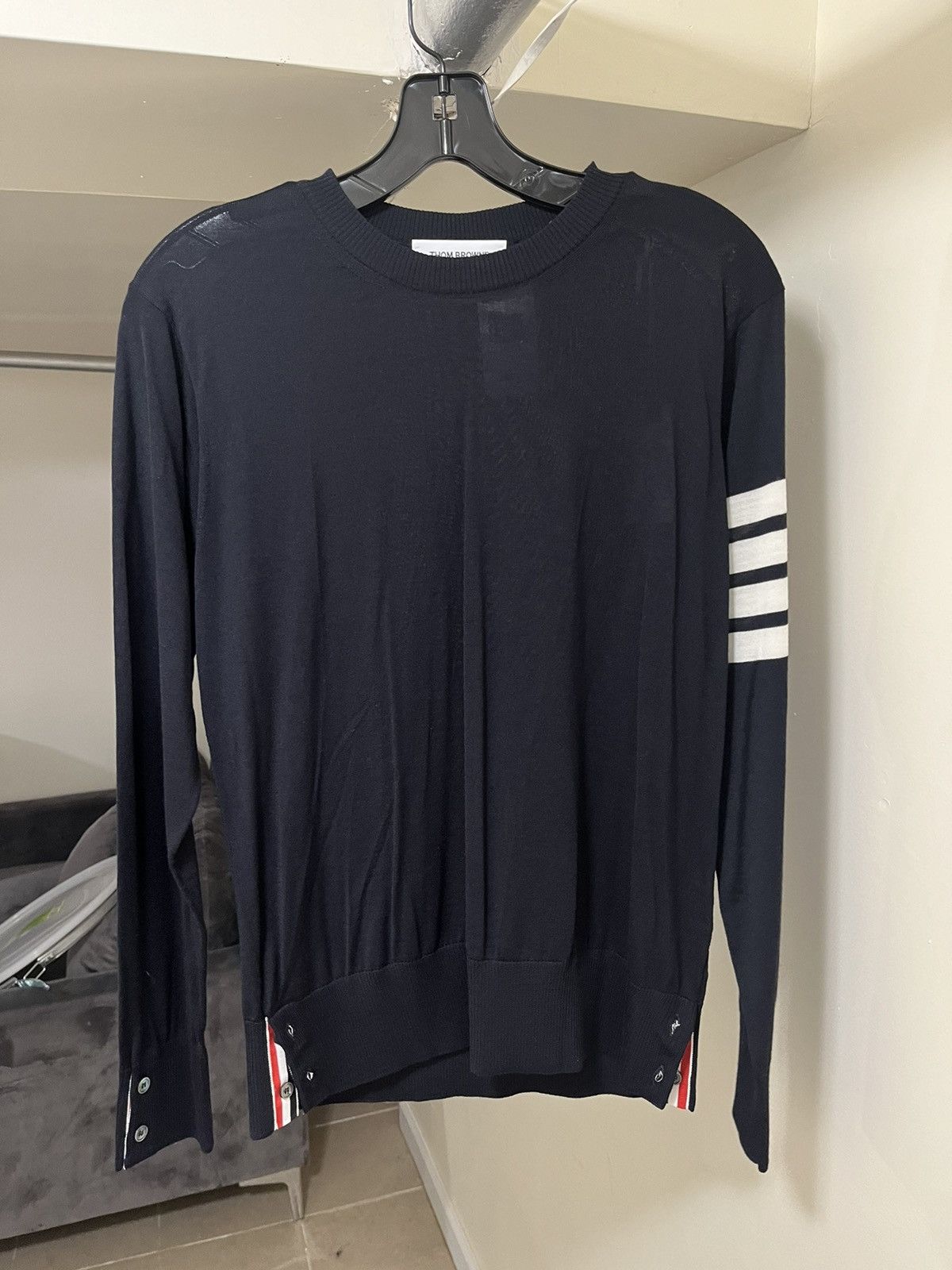 Thom Browne Thom Browne Crewneck Pullover Sz 1 Size US S / EU 44-46 / 1 - 2 Thumbnail