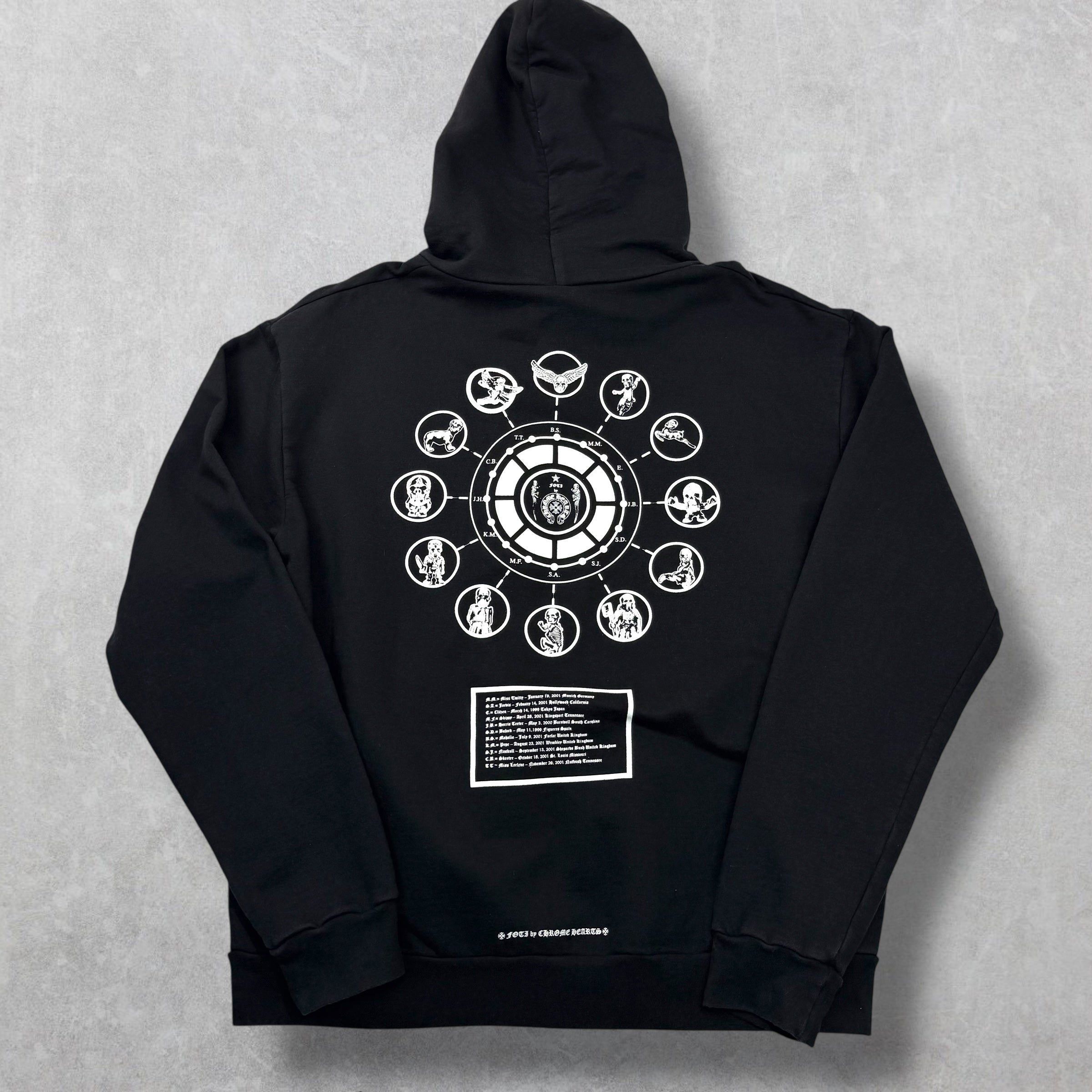 Chrome Hearts Chrome Hearts Joe Foti Logos Zip Up Hoodie M Size US M / EU 48-50 / 2 - 2 Thumbnail