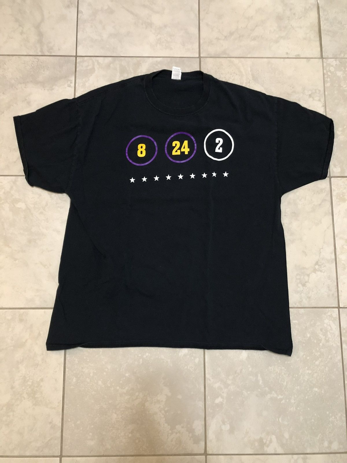 NBA Rare Kobe Bryant Tribute Shirt Chase Center Lakers Warriors Size US XL / EU 56 / 4 - 2 Thumbnail