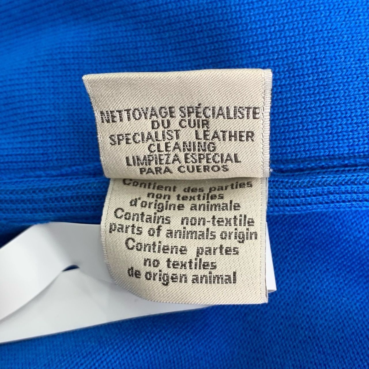 Hermes Hermès Mens L Blue Sheepskin & Wool Jacket W/Zipper & Pocket Size US L / EU 52-54 / 3 - 3 Thumbnail