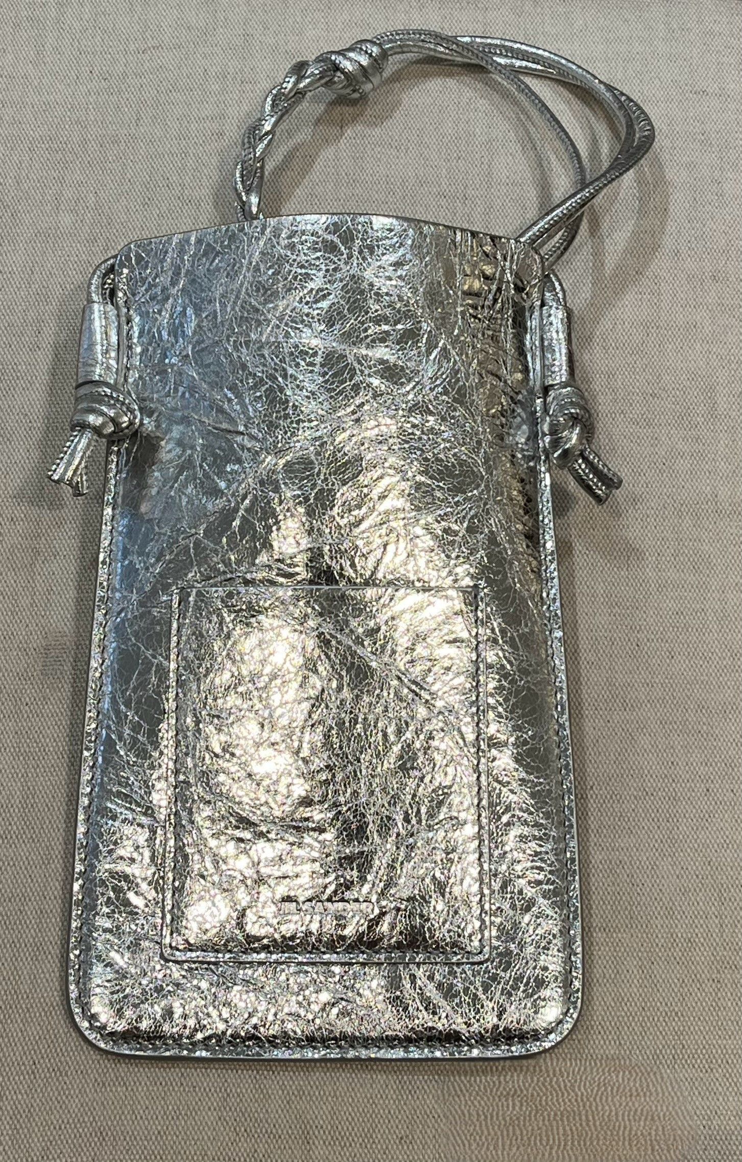 Jil Sander o1loc1c1124 Size: OS/ Phone Case in Silver Size ONE SIZE - 1 Preview