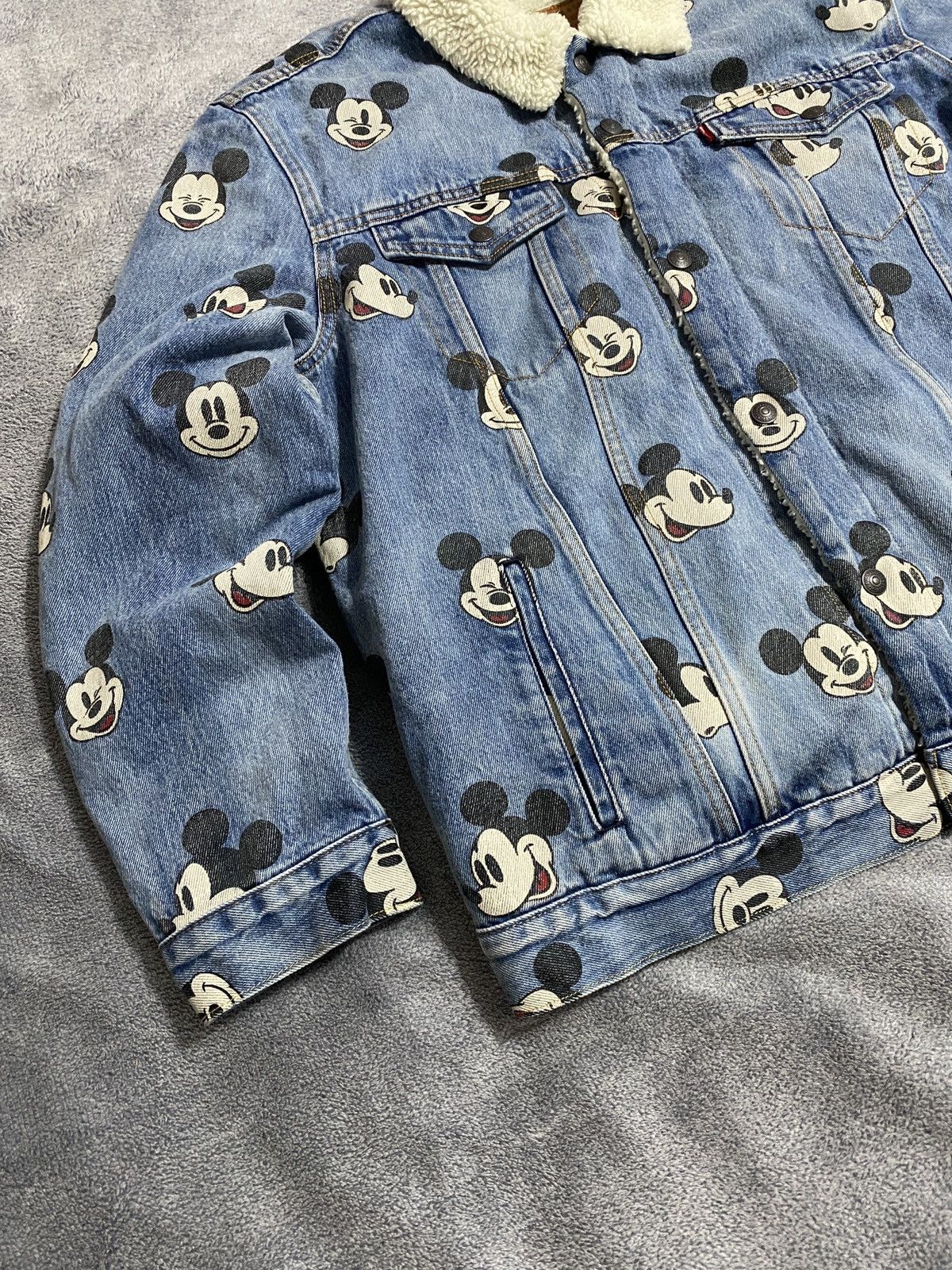 Levi's Levis x Disney mickey mouse 501 Sherpa Jacket limited edit Size US L / EU 52-54 / 3 - 5 Thumbnail