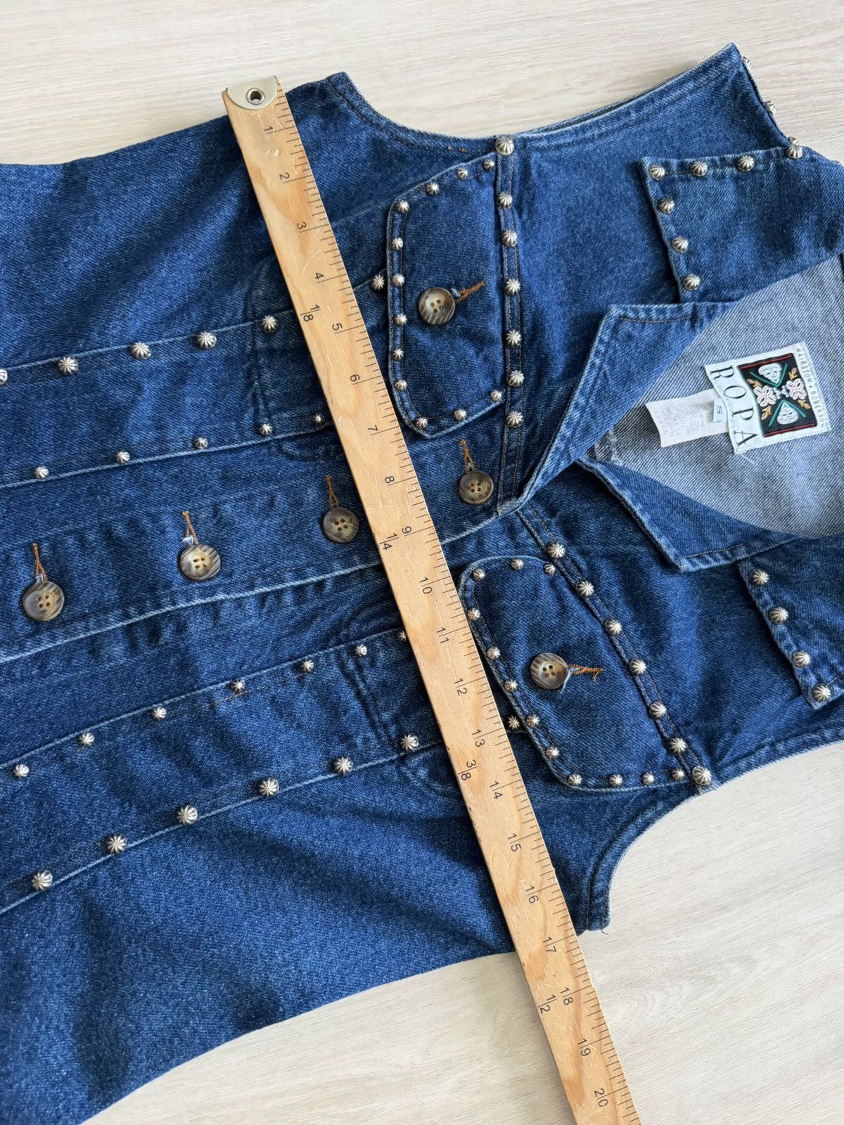 Vintage Rare Vintage Hairston Roberson Ropa Western Denim Dress Sz S Size S / US 4 / IT 40 - 4 Thumbnail
