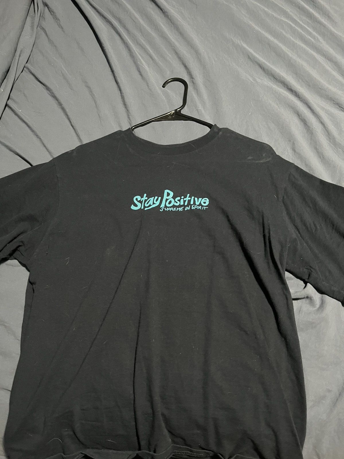 Supreme Supreme Stay Positive Tee Size US M / EU 48-50 / 2 - 1 Thumbnail