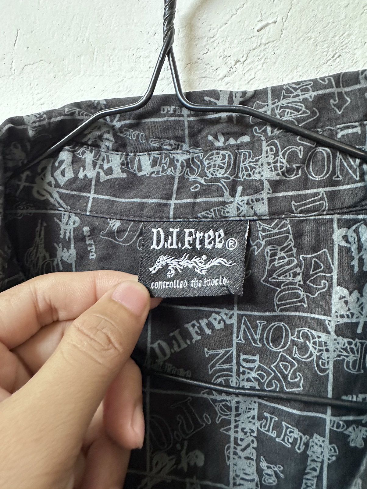 Japanese Brand Y2K Japanes Dj Free Shirt Size US XXL / EU 58 / 5 - 5 Thumbnail