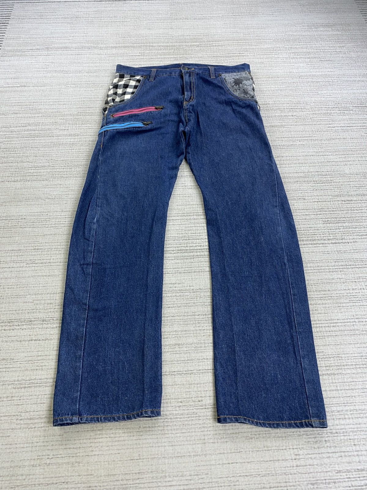 Hysteric Glamour 🔥RARE Hysteric Glamour Style Double Waist Punk Design Jean Size US 34 / EU 50 - 2 Thumbnail