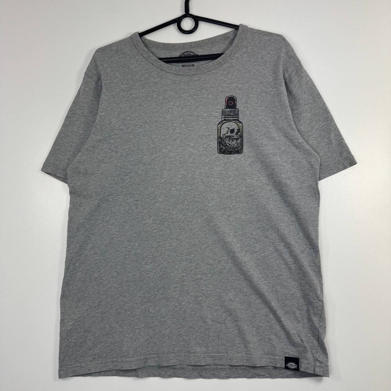Dickies Dickies Graphic Skull Bottle T-Shirt Grey Mens Size M Size US S / EU 44-46 / 1 - 1 Thumbnail