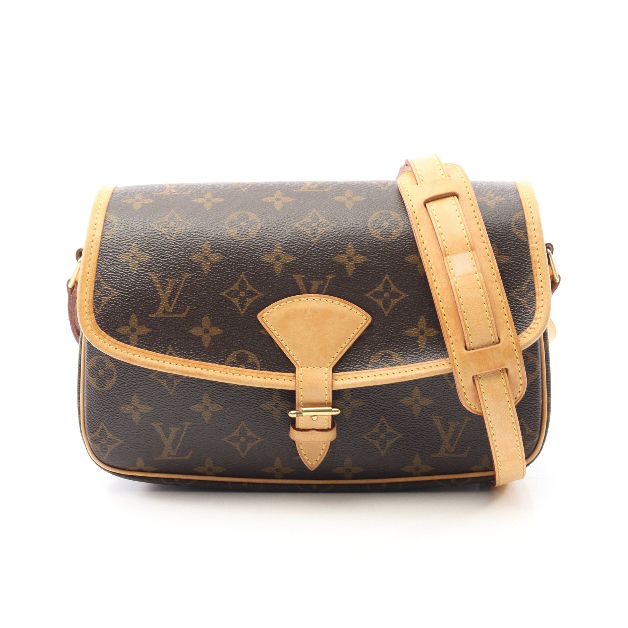Louis Vuitton Louis Vuitton Sologne Monogram Shoulder Bag Leather Brown Size ONE SIZE - 1 Thumbnail