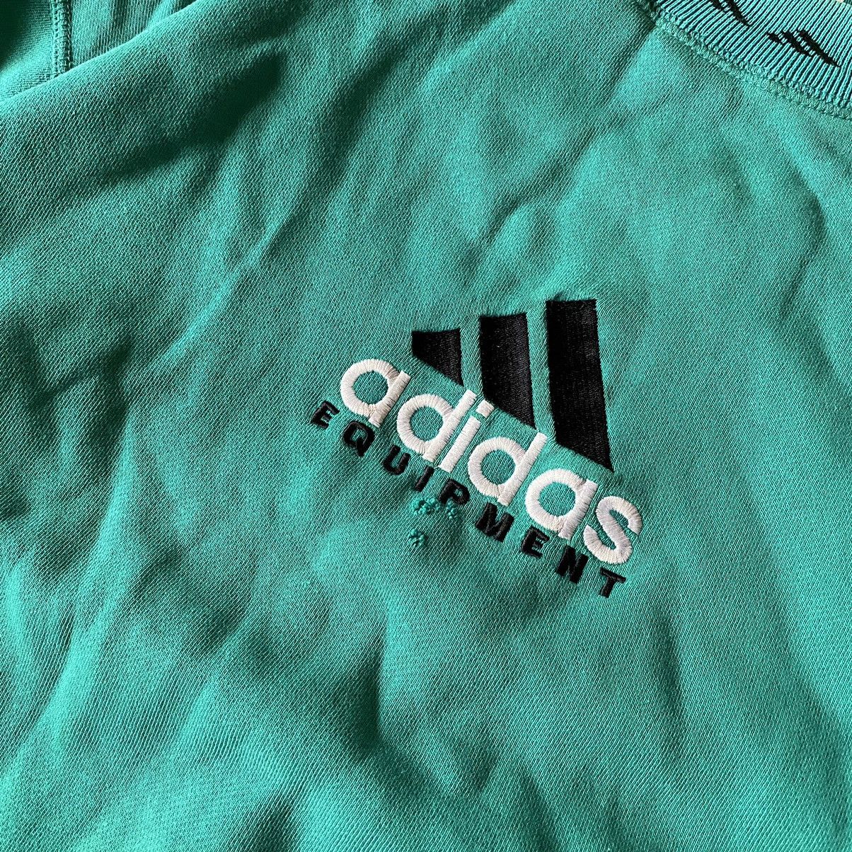 Adidas Vintage Adidas Equipment Sweatshirt Crewneck 90s Size US XL / EU 56 / 4 - 4 Thumbnail