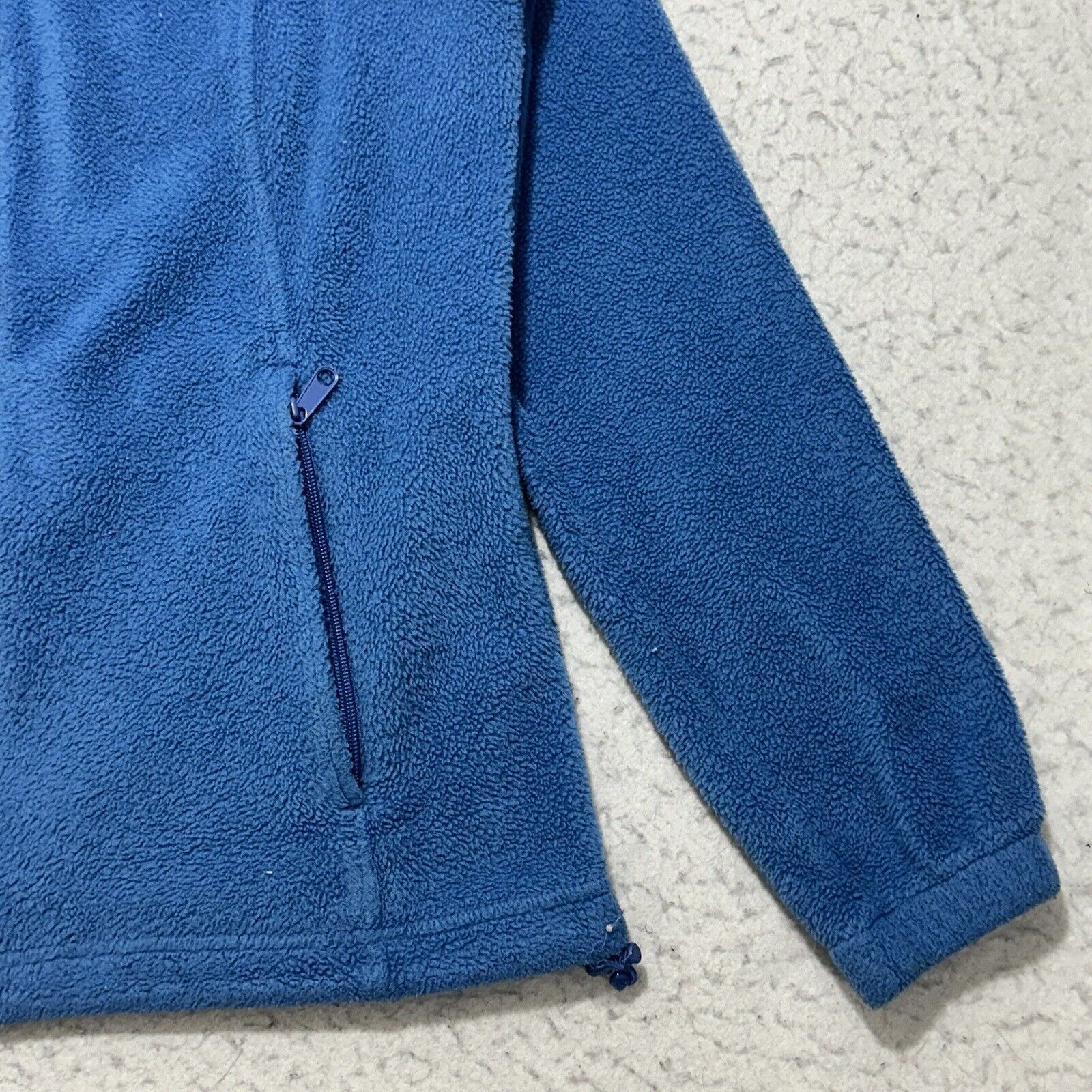 Columbia Columbia Small Blue Full Zip Fleece High Neck Sweatshirt Size S / US 4 / IT 40 - 5 Thumbnail