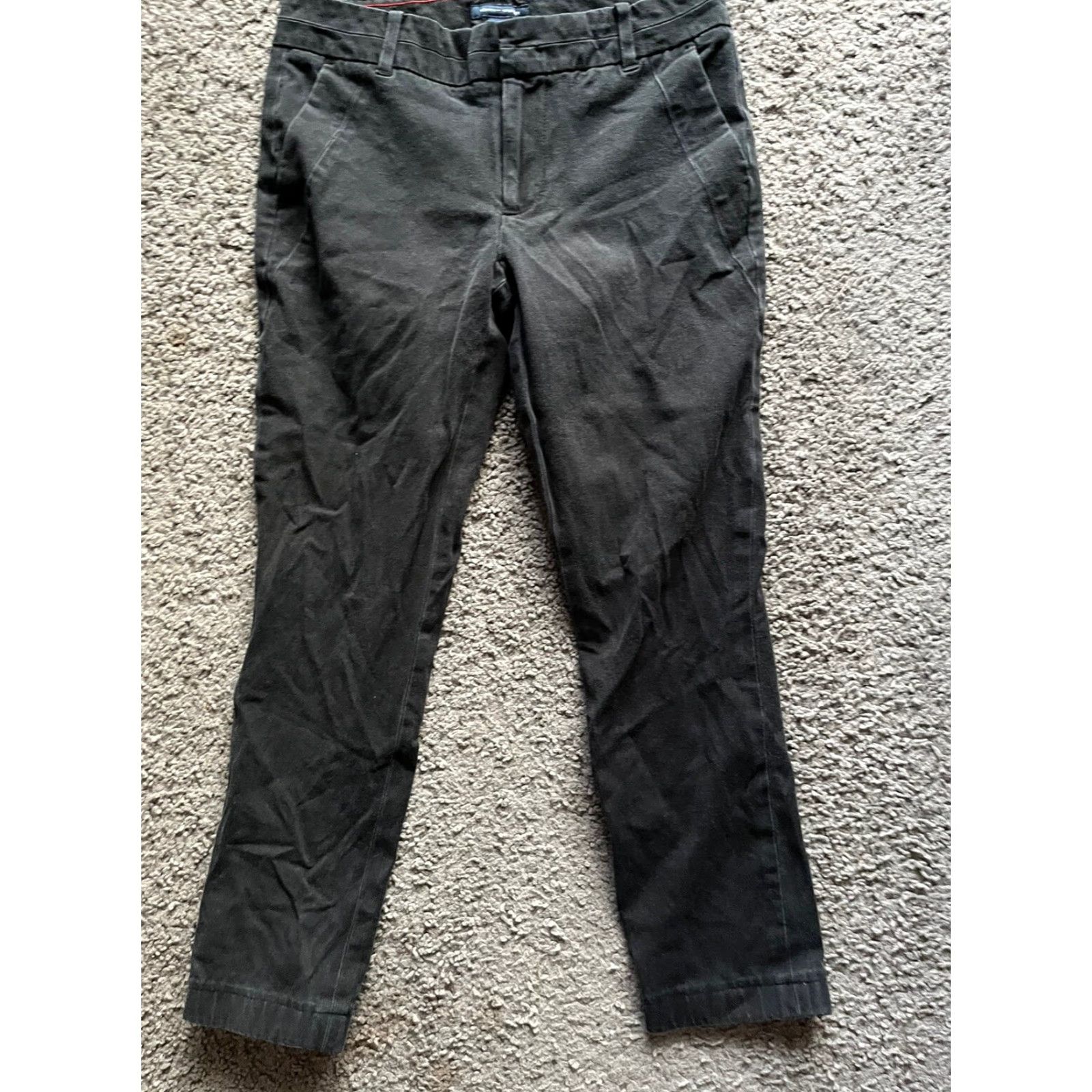 Tommy Hilfiger Tommy Hilfiger Womens Skinny Pants Size 2 Black Stretch Twill Comfort Casual Workwear Size 26" / US 2 / IT 38 - 5 Thumbnail