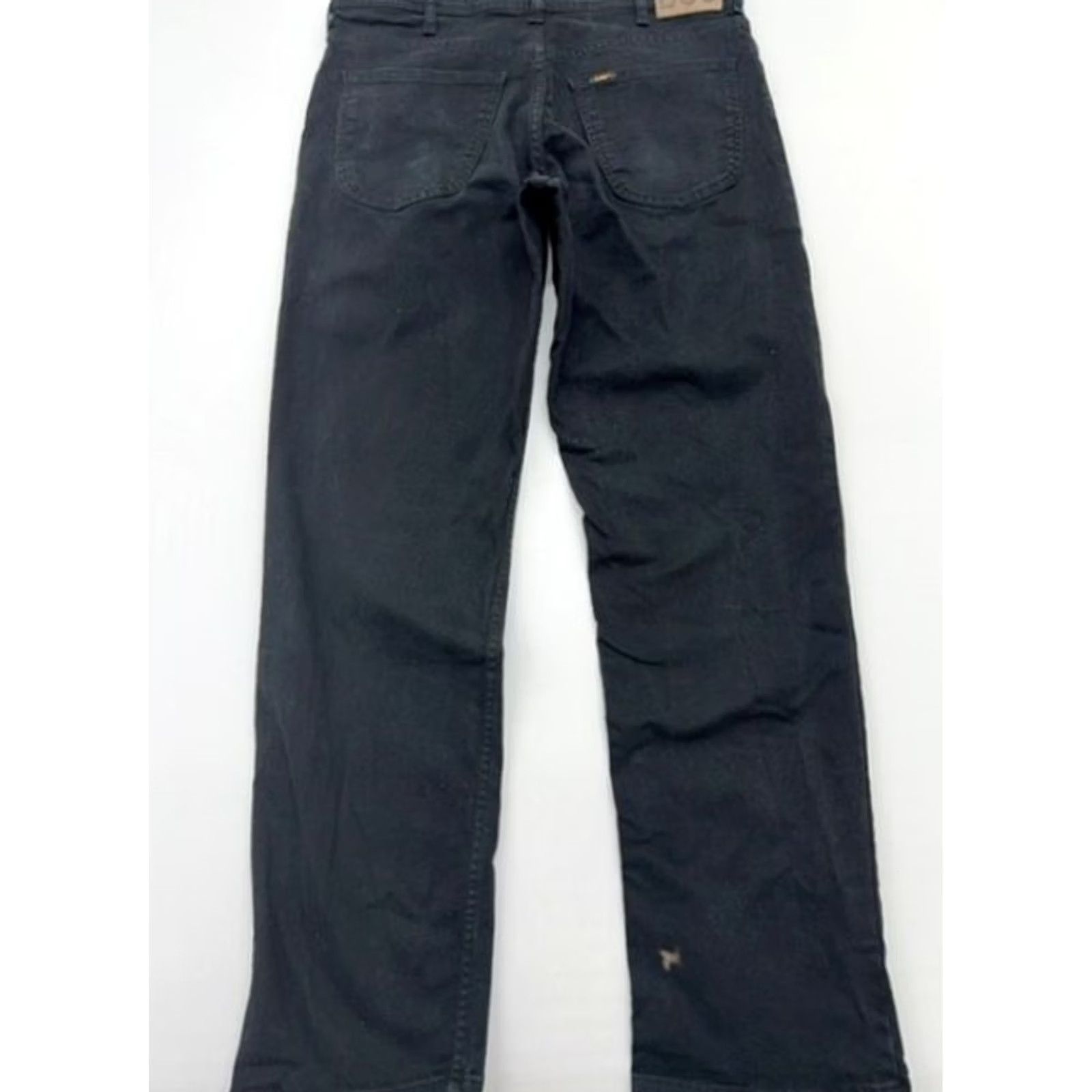 Lee Lee Boys Black Straight Jeans Big Boy Size 36x34 Mid Rise Size US 36 / EU 52 - 2 Thumbnail