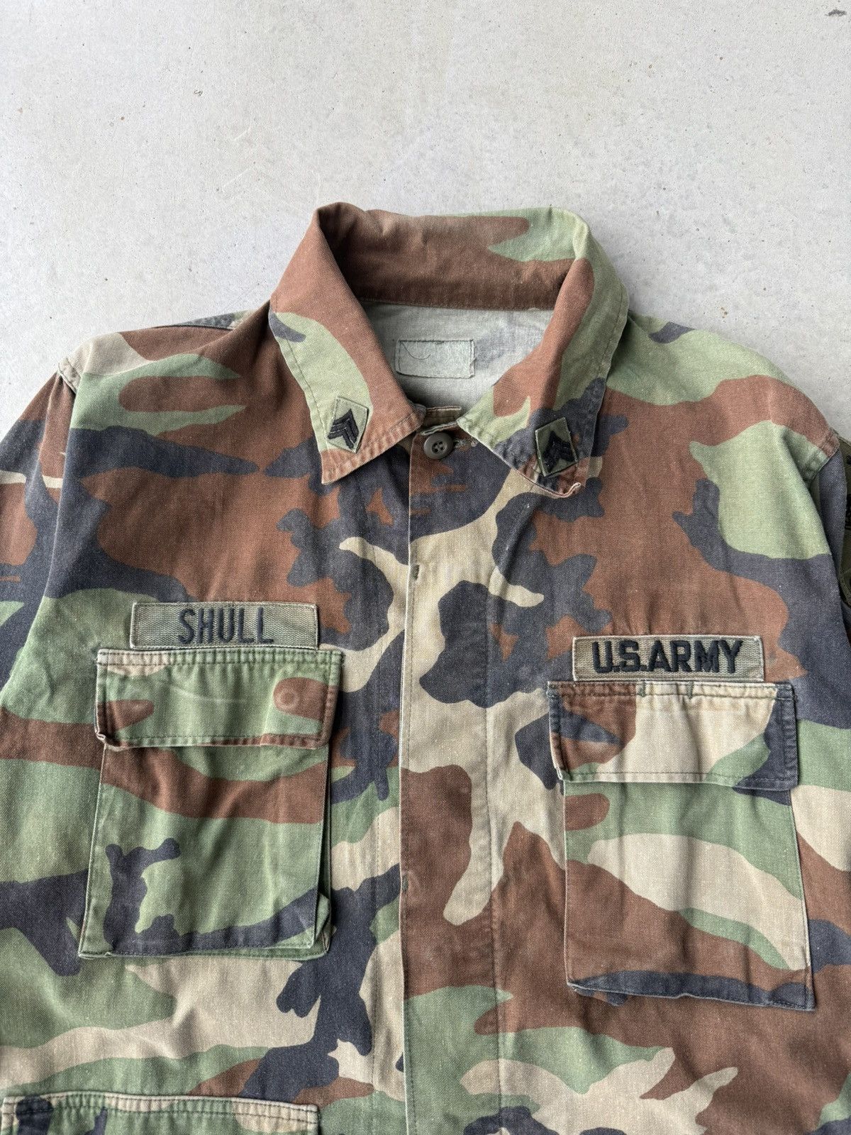 Vintage Vintage Woodland Camo Military Jacket Size US M / EU 48-50 / 2 - 3 Thumbnail
