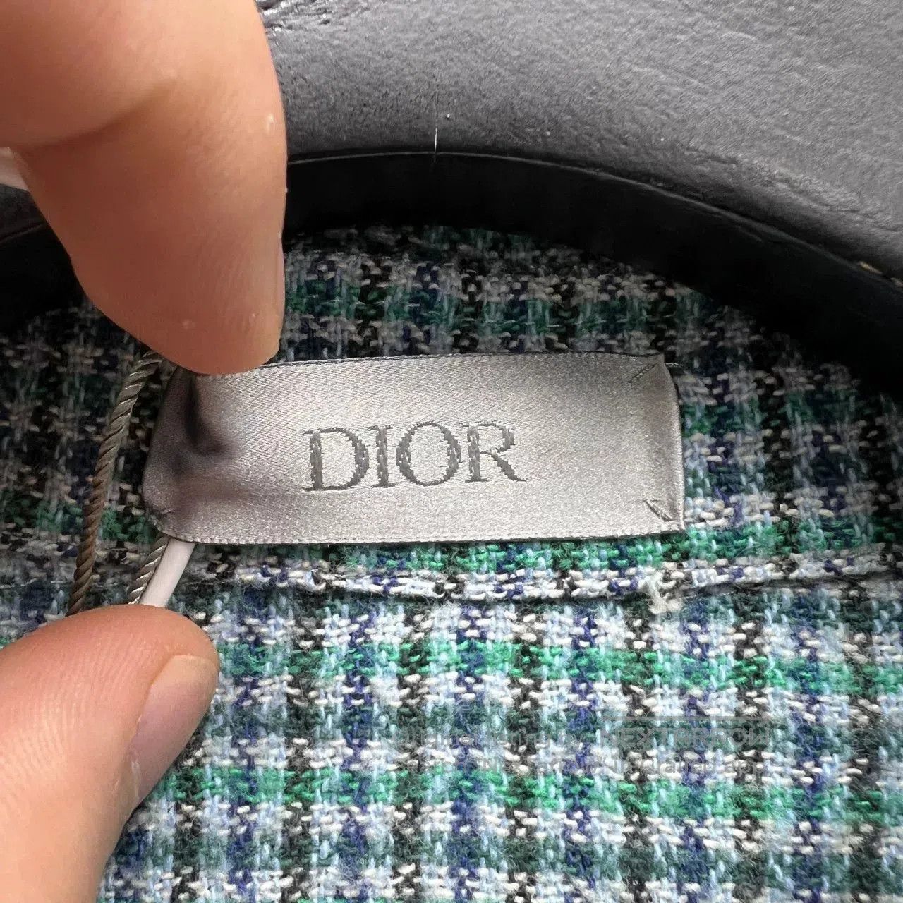 Dior dior ss23 embroidered logo plaid long sleeve shirt. Size US M / EU 48-50 / 2 - 3 Thumbnail