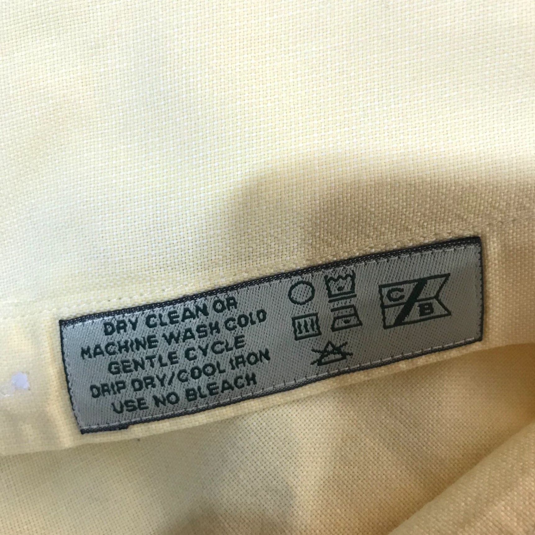 Cutter & Buck Cutter & Buck Button-Up Shirt Mens 2X Yellow 100% Cotton Short Sleeve Chest 25in Regular Fit Button-Down Classic Vintage: No Size US XXL / EU 58 / 5 - 5 Thumbnail