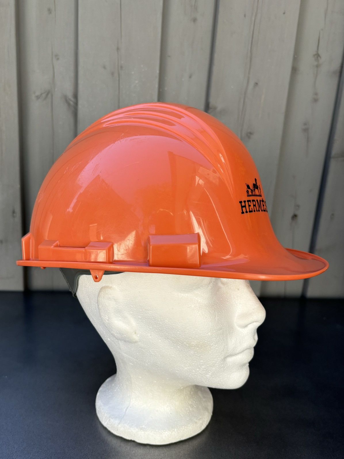Designer × Hermes 2008 Hermes Hard Hat Hermès Toronto Construction Helmet Y2K Size ONE SIZE - 17 Thumbnail