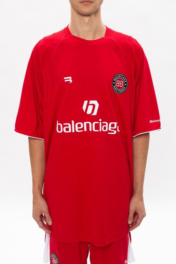 Balenciaga Balenciaga Soccer Oversized Jersey Size US S / EU 44-46 / 1 - 4 Thumbnail
