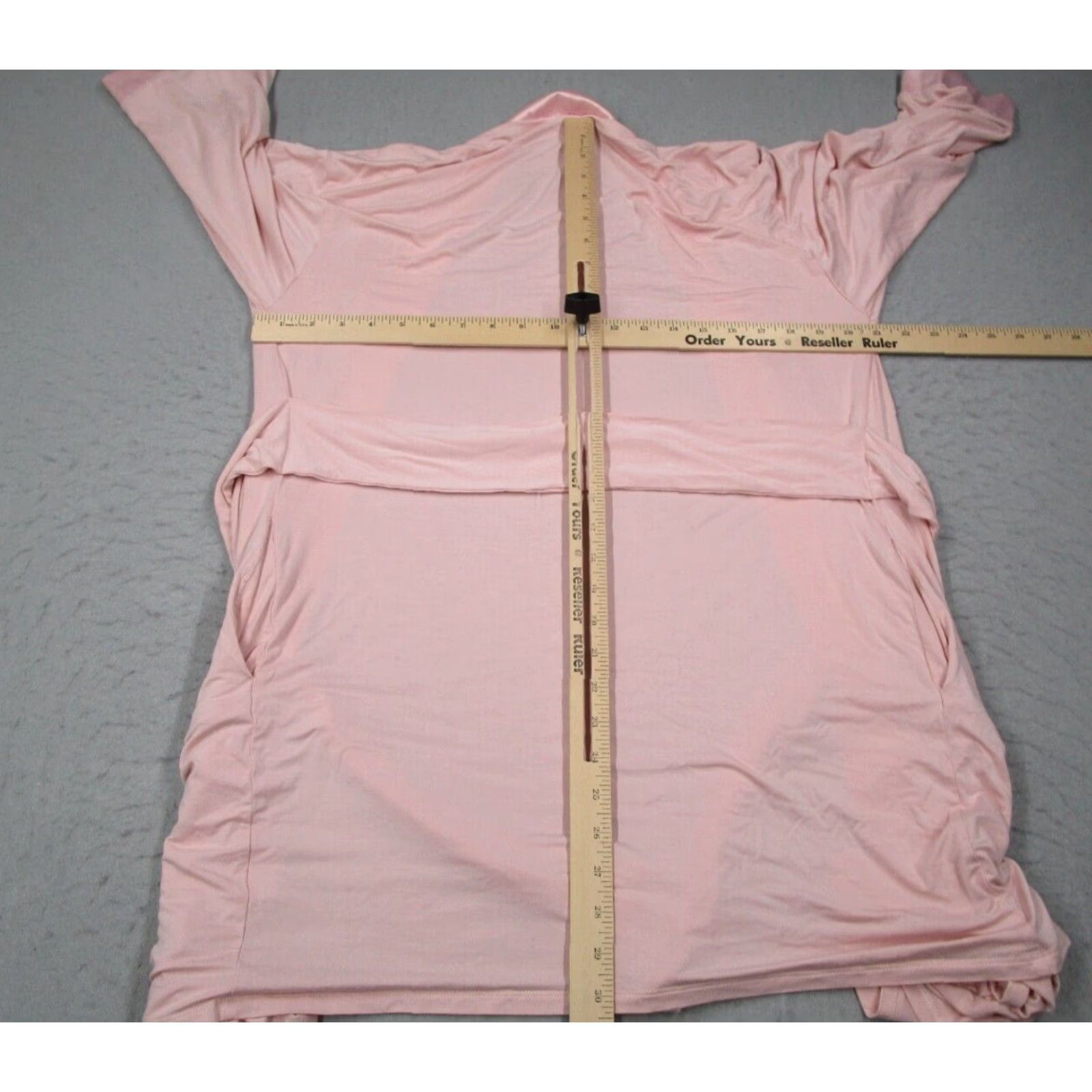 Pinko BambooYou Robe Women Small Pink Kimono Style Luxe Belted Womens Size ONE SIZE - 5 Thumbnail