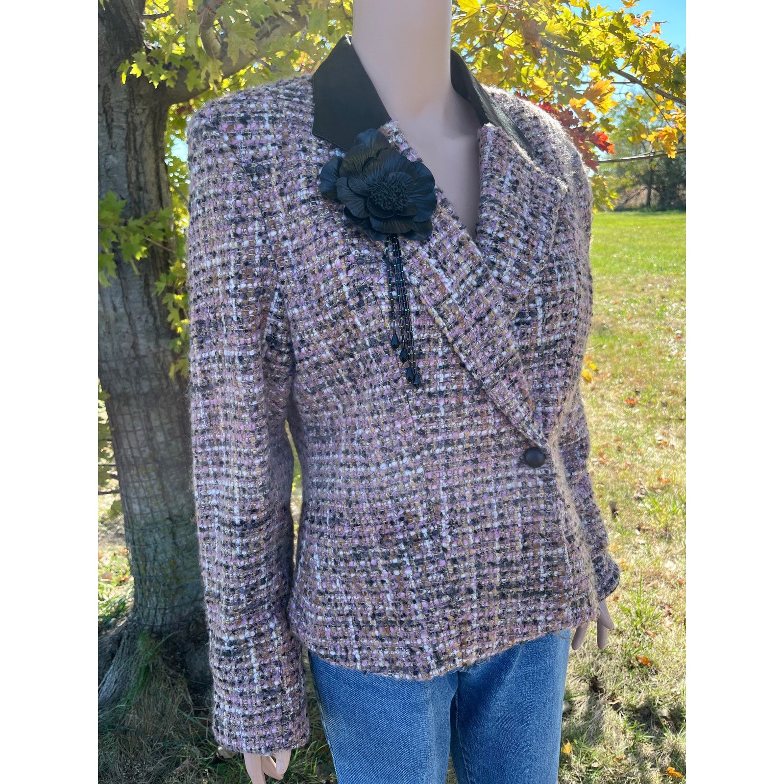 Vintage Vintage Pink Blazer Size M / US 6-8 / IT 42-44 - 2 Thumbnail