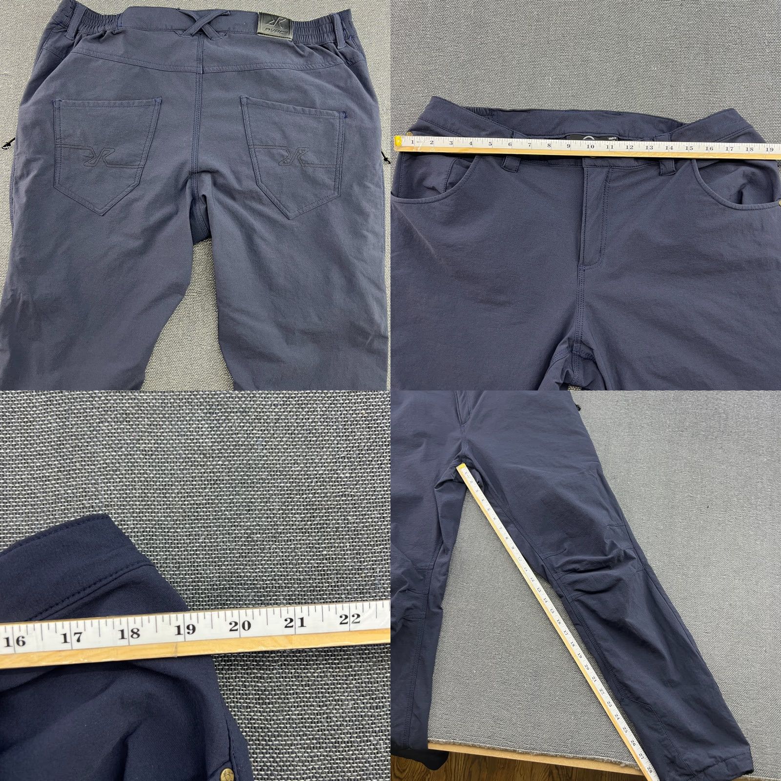 Vintage Revolution Race Adrenine Outdoor Pants Mens 2XL Hiking Trekking Trousers Green Stretch Jeans Track Pants 2XL Mens Size US 39 - 8 Thumbnail