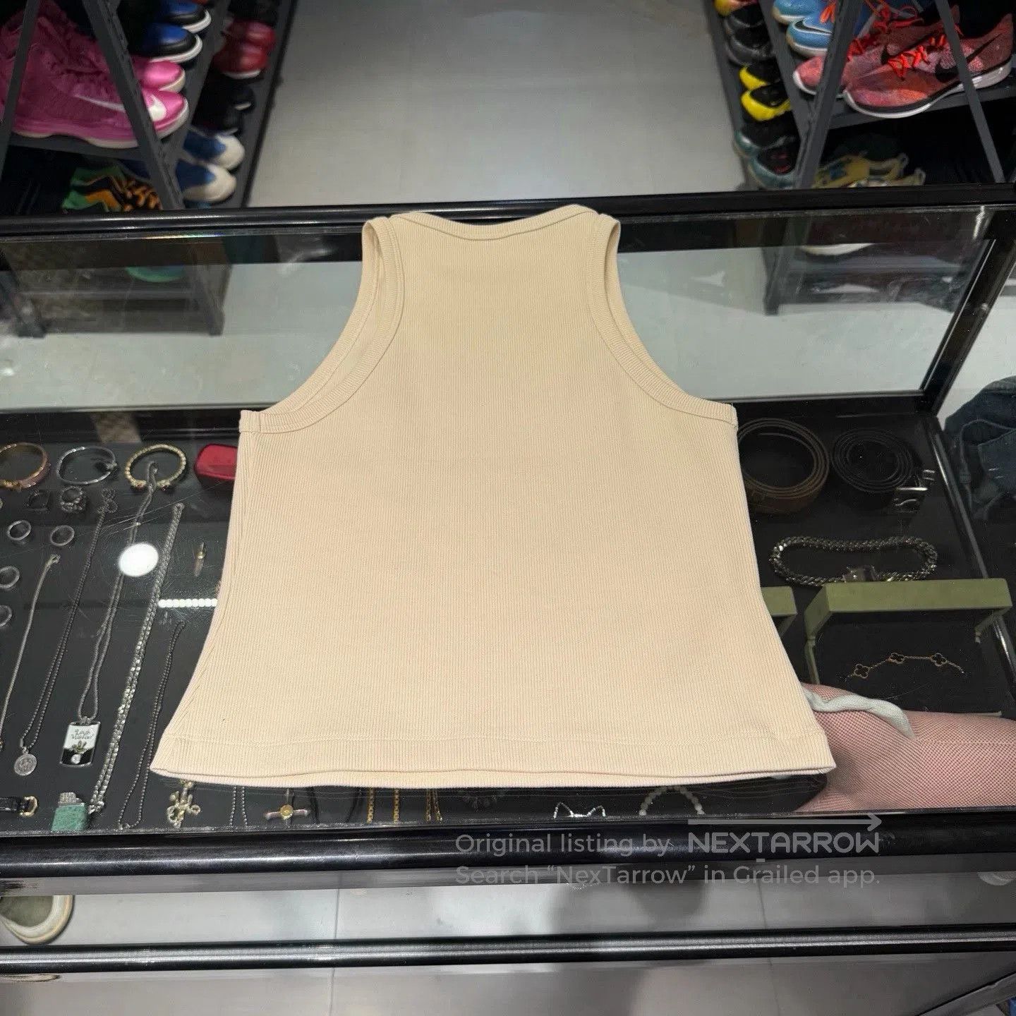 Miu Miu Miu Miu Beaded Tank Top Large Logo. Size S / US 4 / IT 40 - 2 Thumbnail