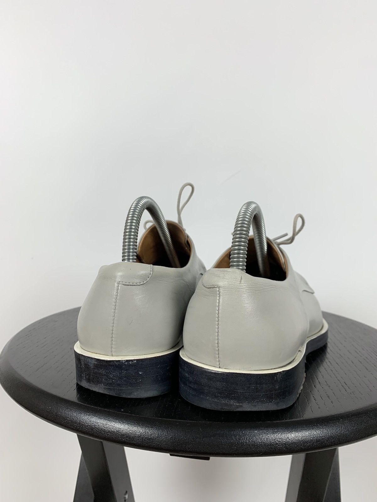 Jil Sander Jil Sander Grey Leather Derby Shoes Size US 9 / IT 39 - 6 Thumbnail