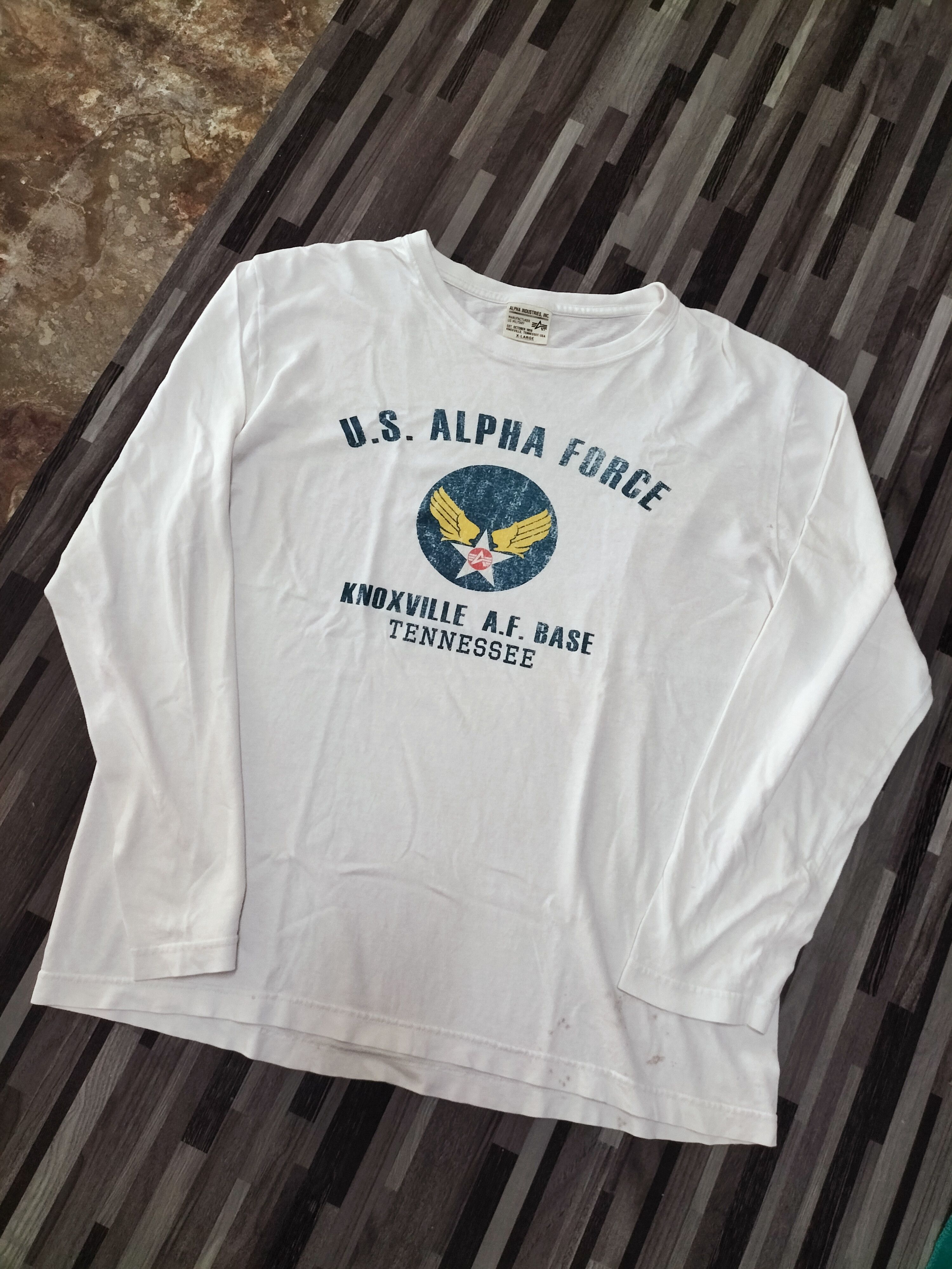 Avirex Avirex US Air Force Longsleeve Size US XL / EU 56 / 4 - 5 Thumbnail