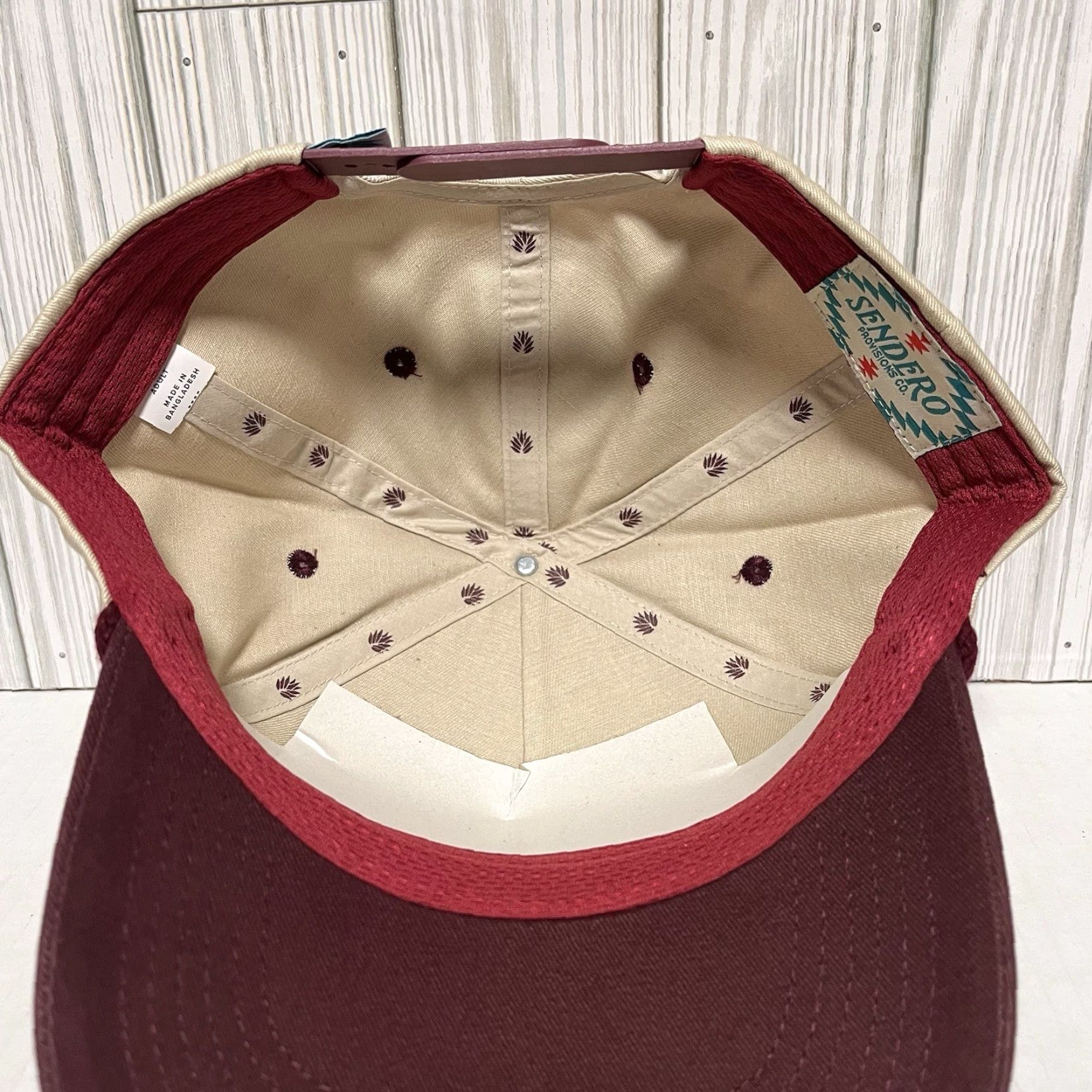 Vintage Sendero Provisions Hat Snapback Casual Men One Size Brown Cotton Polyester Knit Dust Devil Roping Champ Rope Trucker Adjustable Breathable Vintage: No Size ONE SIZE - 5 Thumbnail
