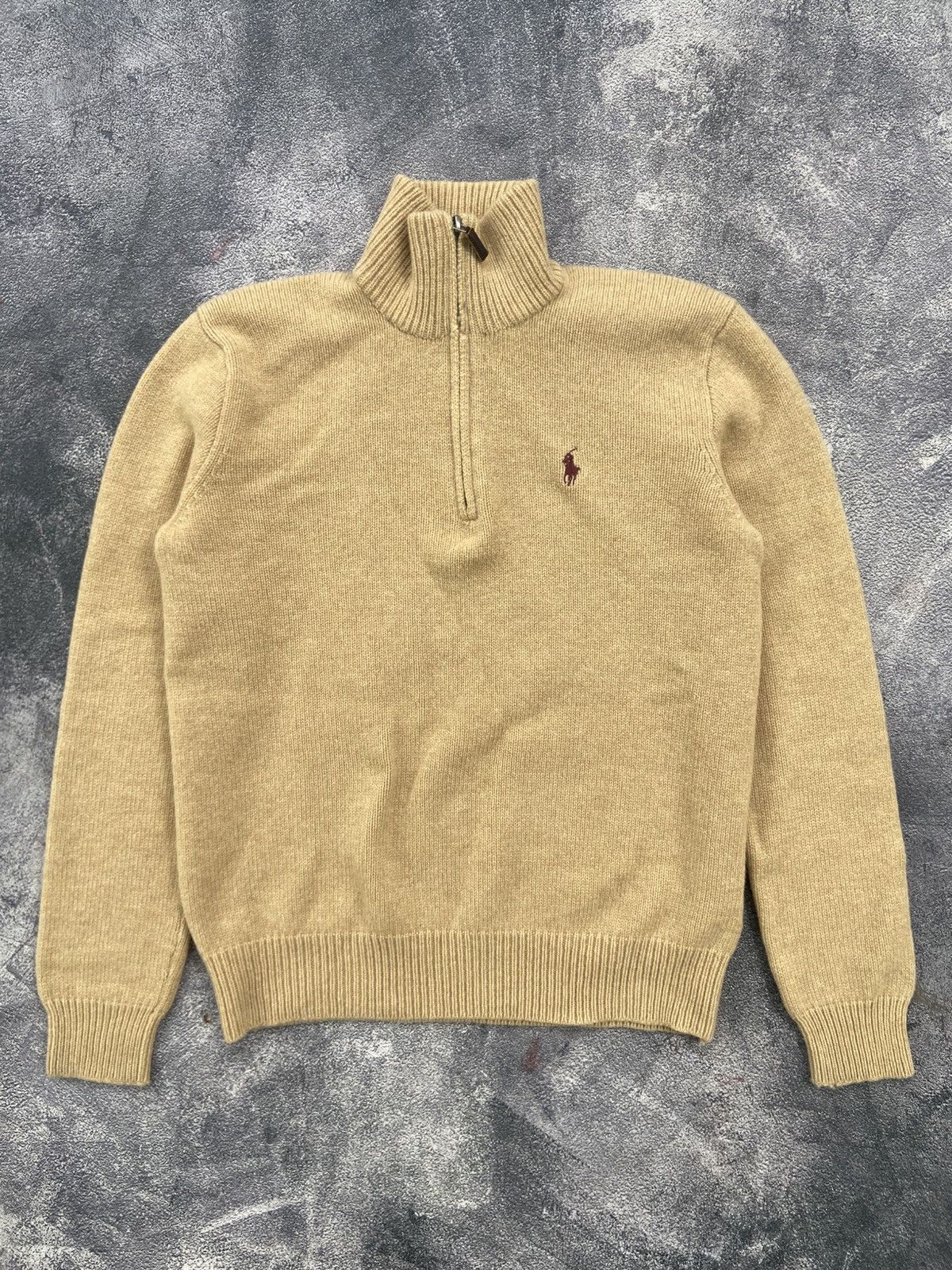 Polo Ralph Lauren × Vintage 🌊 Vintage Polo Ralph Lauren Quarter 1/4 Zip Sweater Y2K Size US S / EU 44-46 / 1 - 2 Thumbnail