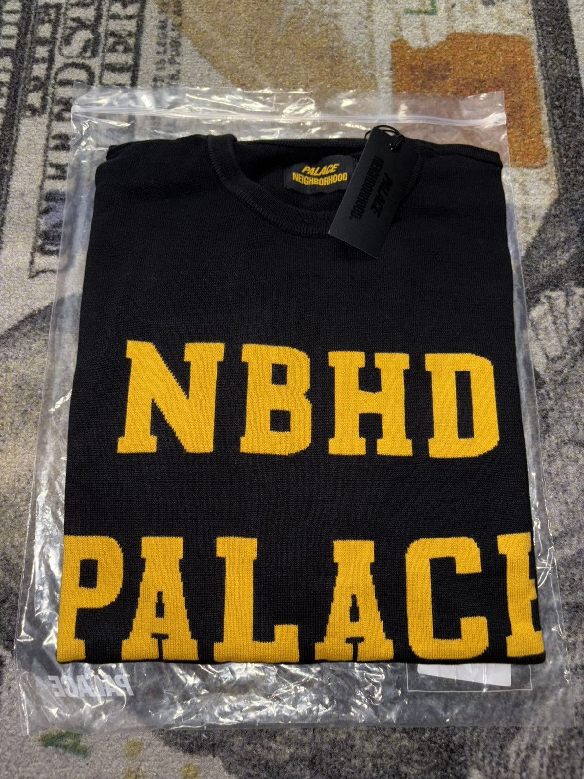 トップス PALACE NEIGHBORHOOD KNITTED MOTO TOP Palace x Neighborhood Knitted Moto Top Black Men's - FW25 - US