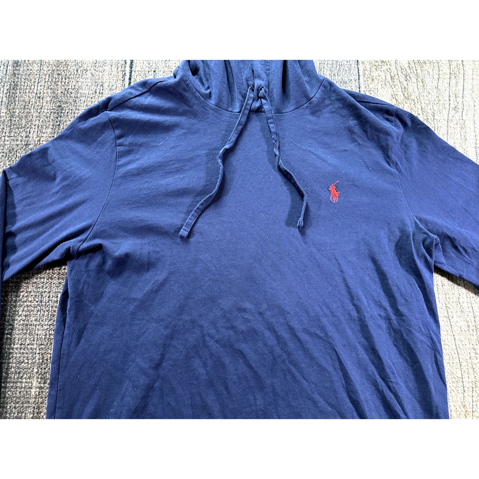 Polo Ralph Lauren Polo Ralph Lauren Hoodie Mens Large Blue LS Hooded Shirt Size US M / EU 48-50 / 2 - 3 Thumbnail