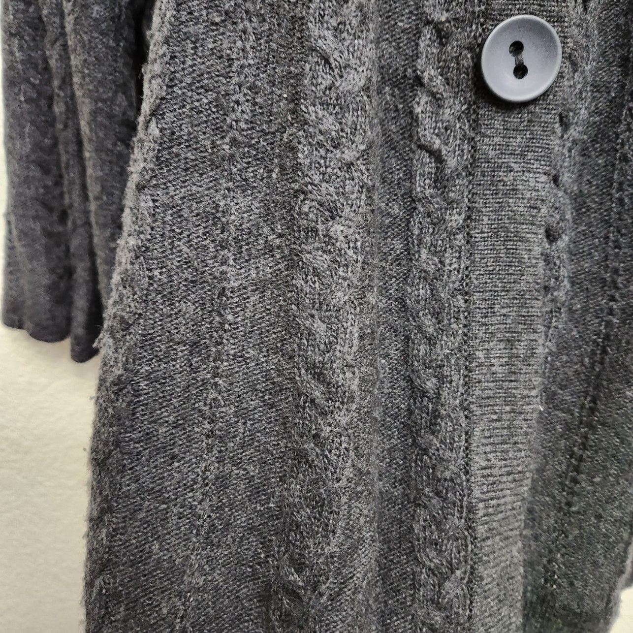 Coldwater Creek Coldwater Creek Charcoal 3 Button Cardigan Sweater XL 18 Size XL / US 12-14 / IT 48-50 - 3 Thumbnail