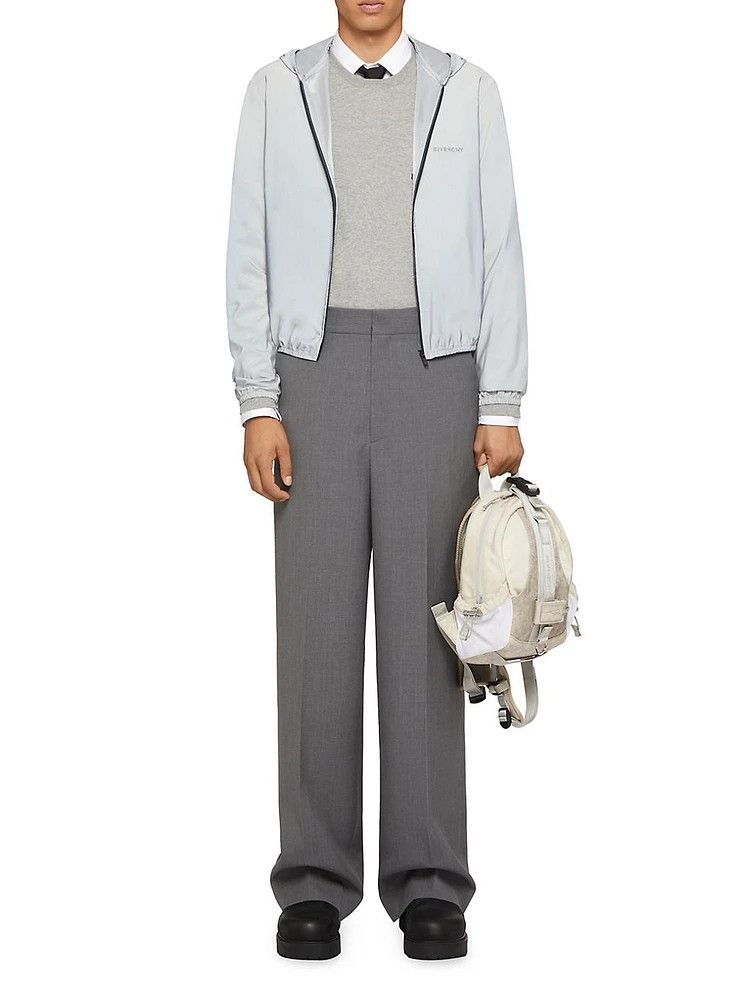 Givenchy o1w1db10325 Shrunken Windbreaker in Light Blue Size US XS / EU 42 / 0 - 3 Thumbnail