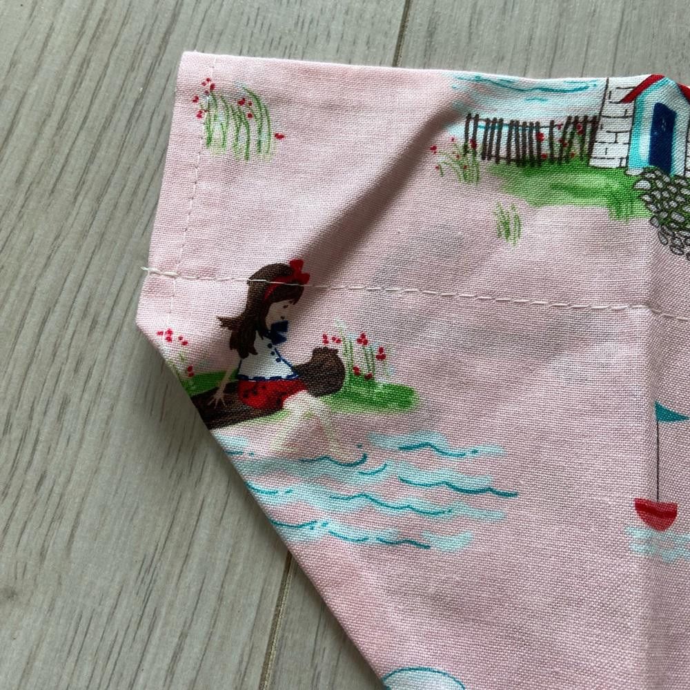 Designer Pink Mill Dog Bandana Size ONE SIZE - 2 Thumbnail
