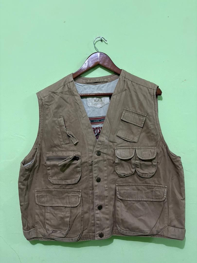 Woolrich Woolen Mills Vtg Woolrich Tactical Hunting Vest Multi Pocket Design Size US L / EU 52-54 / 3 - 1 Thumbnail