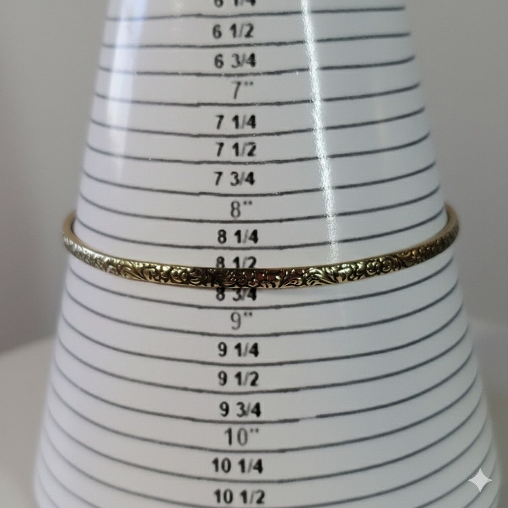 Other Floral 8.5" Sterling Silver 925 Bangle Bracelet Vermil Gold Size ONE SIZE - 6 Thumbnail