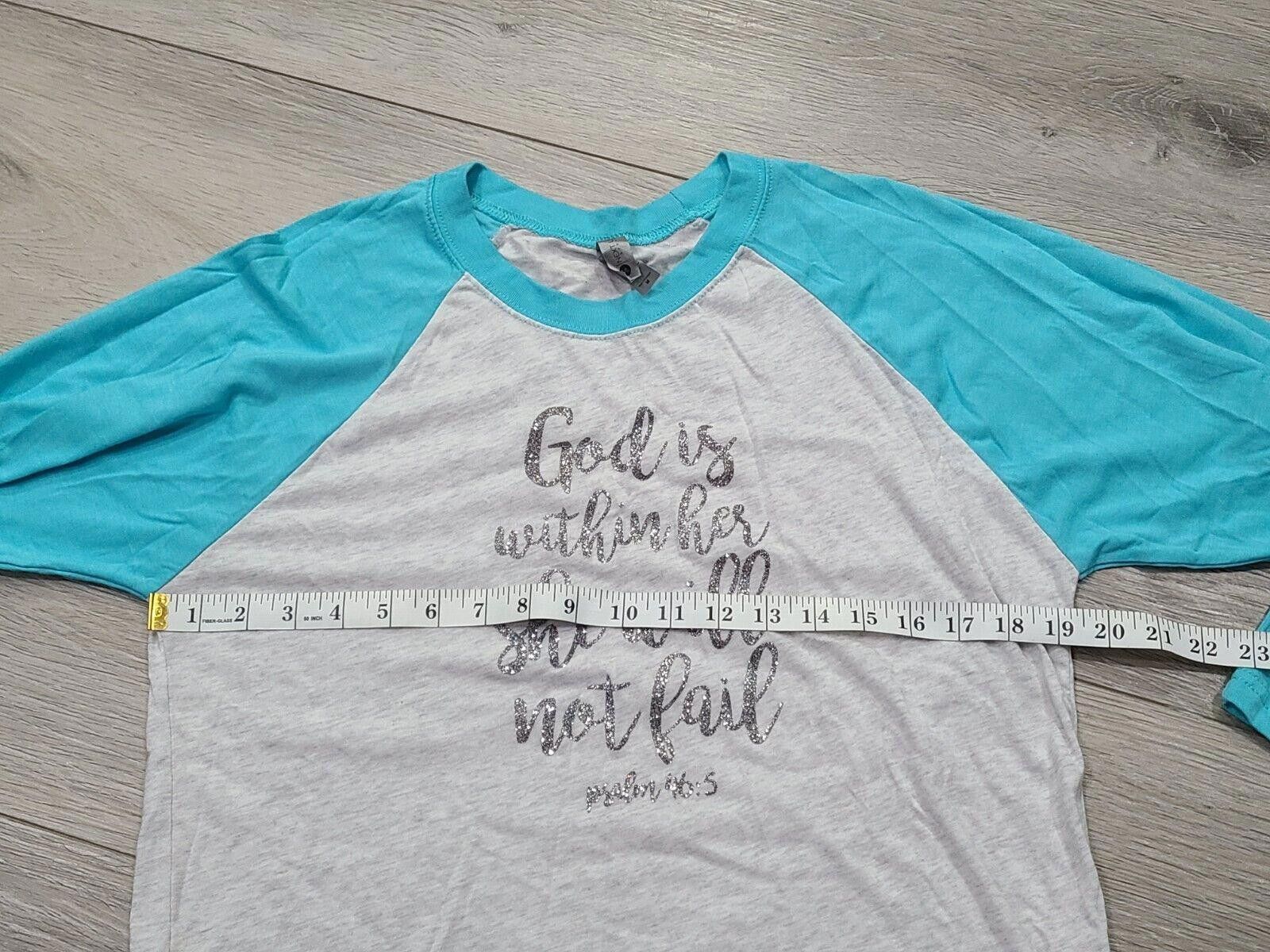 Designer Next Level Apparel Shirt Medium Spiritual Psalm 46.5 Size US M / EU 48-50 / 2 - 4 Thumbnail