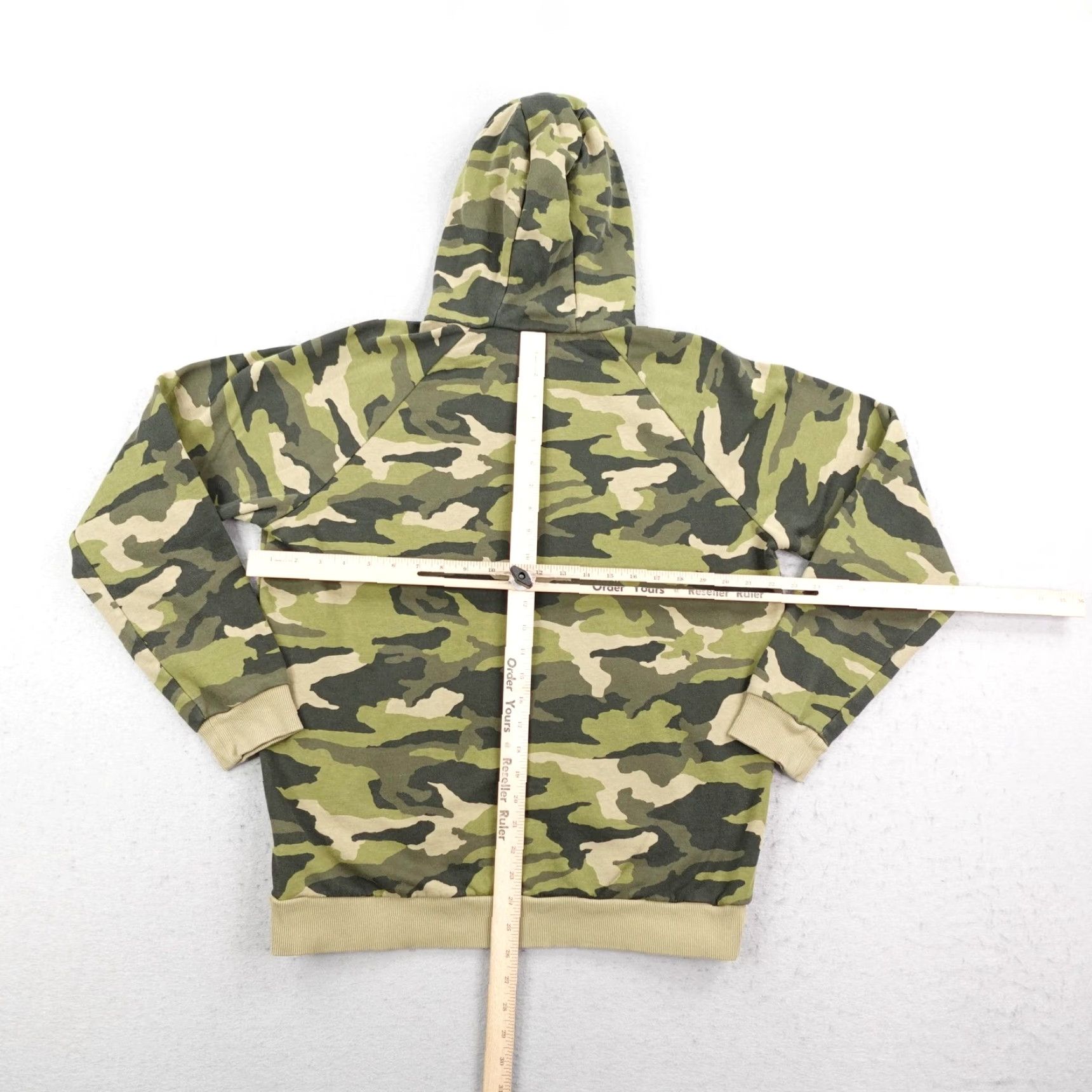 Under Armour Under Armour Hoodie Mens Large Green Camouflage Camo Full Zip Sweatshirt Fleece Size US L / EU 52-54 / 3 - 6 Thumbnail