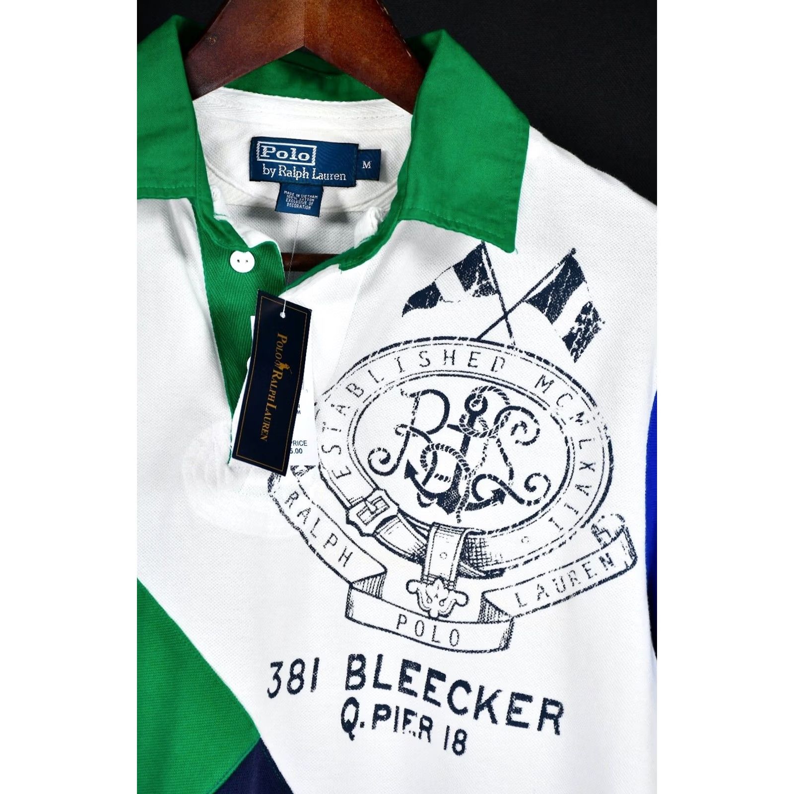 Polo Ralph Lauren Polo Ralph Lauren Shirt Mens M Chest 57cm 22.44in Back Length 78cm 30.71in Multicolor Cotton Short Sleeve Polo Shirt Size US M / EU 48-50 / 2 - 5 Thumbnail