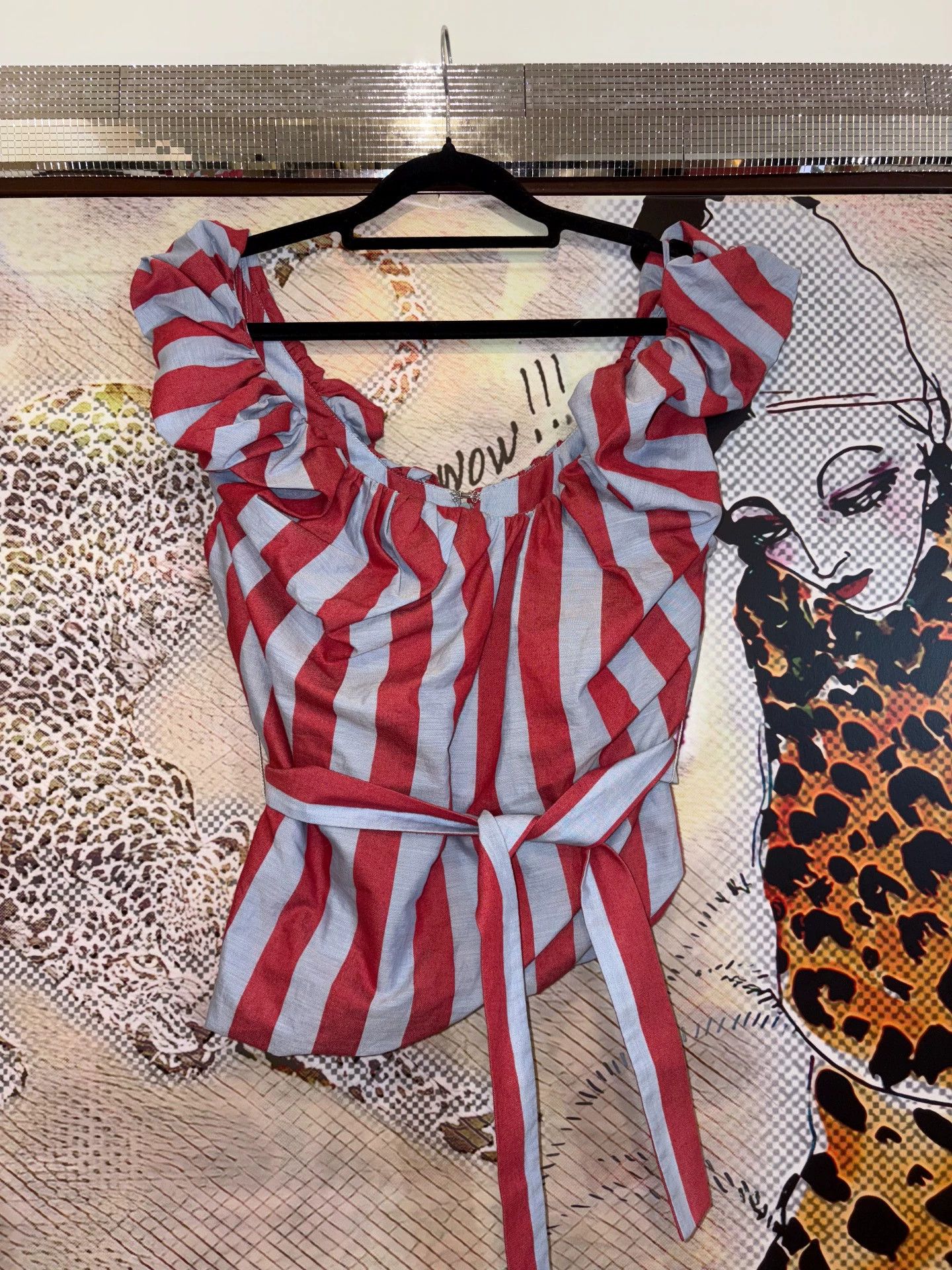 Vivienne Westwood Vivienne Westwood Vintage Runway Striped Bustier Cutout Size XS / US 0-2 / IT 36-38 - 8 Thumbnail