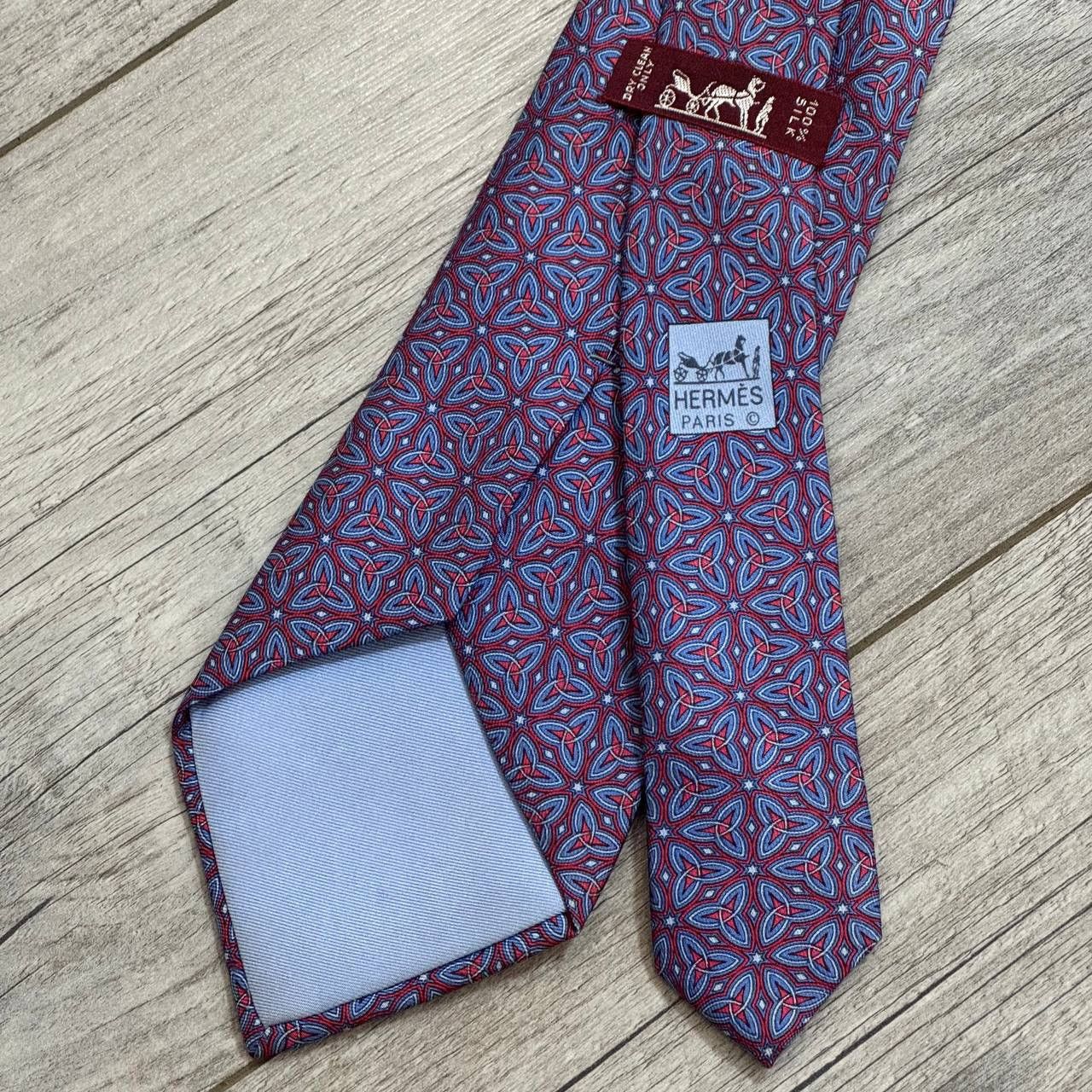 Hermes HERMES Silk Tie Size ONE SIZE - 2 Thumbnail