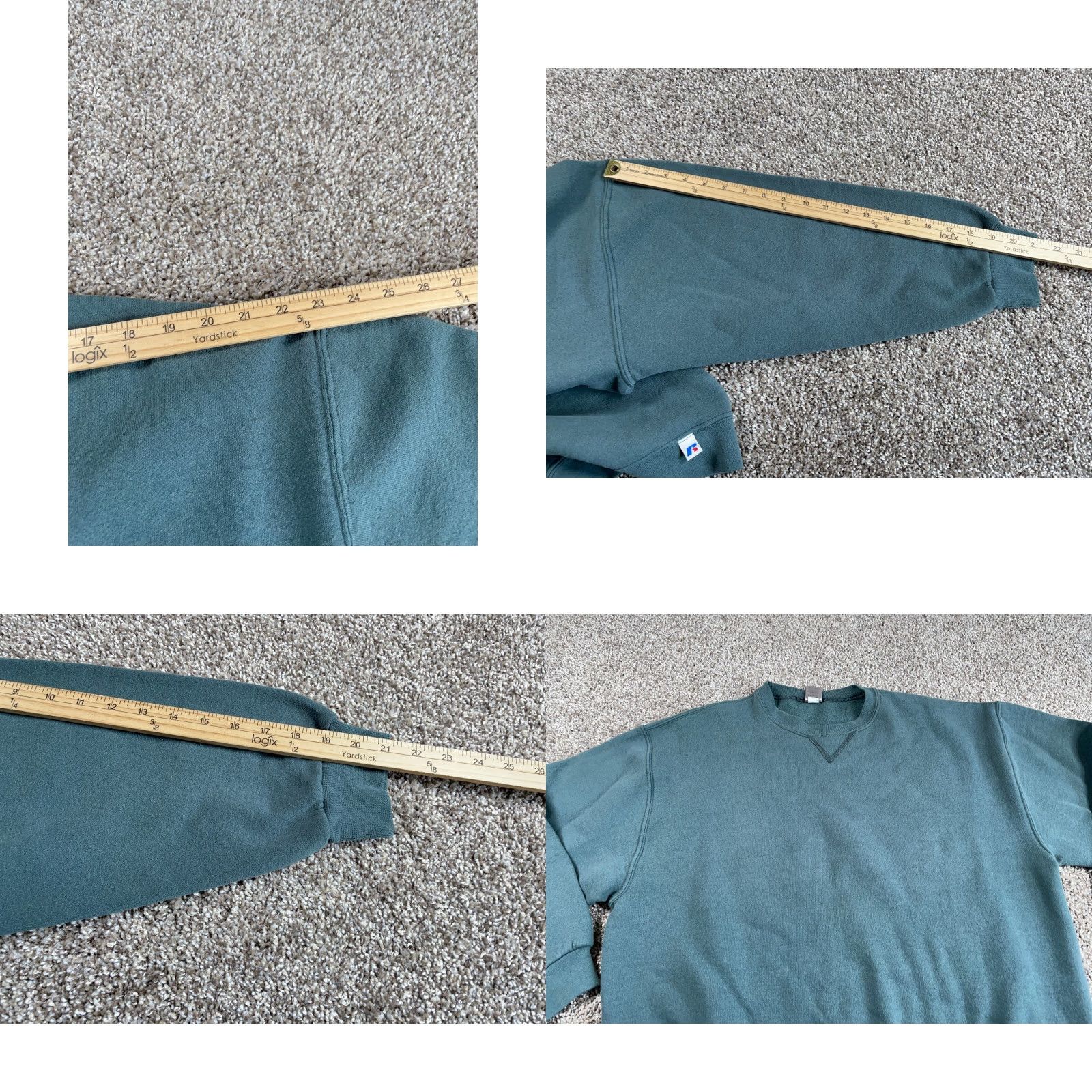 Russell Athletic Russell Athletic Dri Power Sweatshirt Adult Large Green Crewneck 50/50 Blank Size US L / EU 52-54 / 3 - 8 Thumbnail