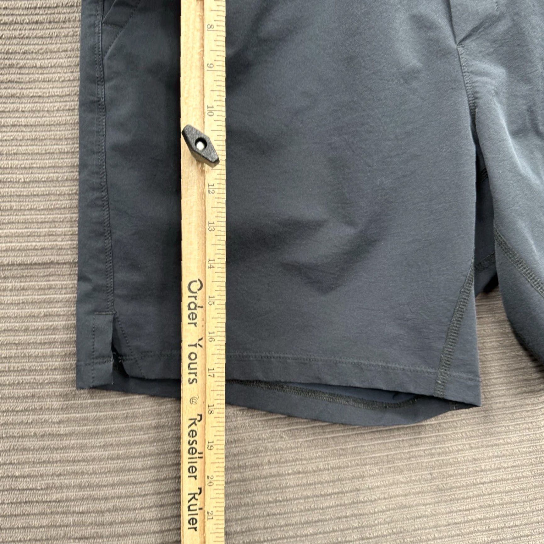 Vintage Public Rec Flex Shorts Men 34 Blue Polyester Drawstring Performance Golf Tennis Chino Casual Travel Pockets Logo Regular Inseam 7 in Summer 90s? Size US 34 / EU 50 - 7 Thumbnail