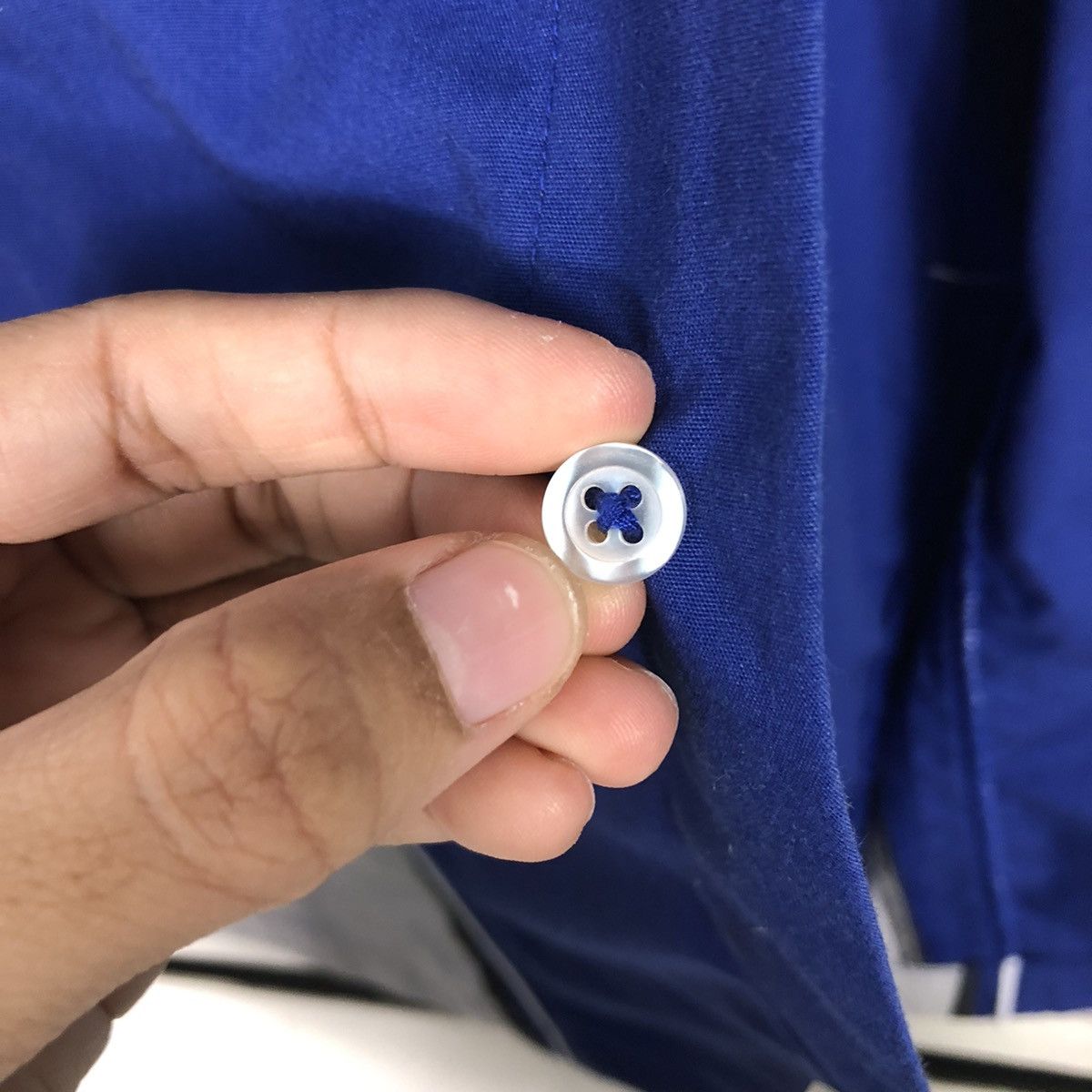 Japanese Brand 📌Vintage Shirt Button Worker Jacket Yamaha Big Logo Size US L / EU 52-54 / 3 - 16 Thumbnail